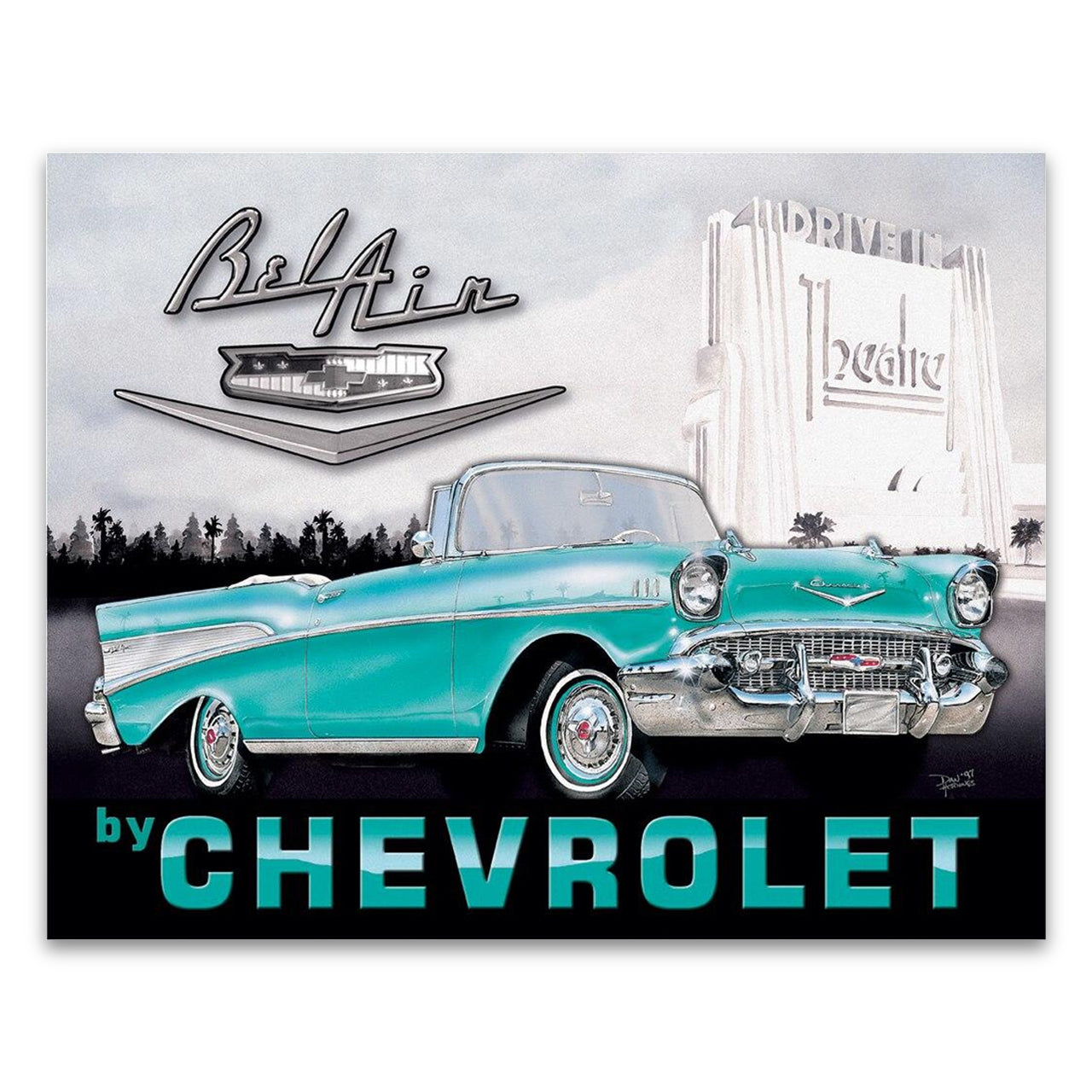 1957 Chevy Bel Air Sign