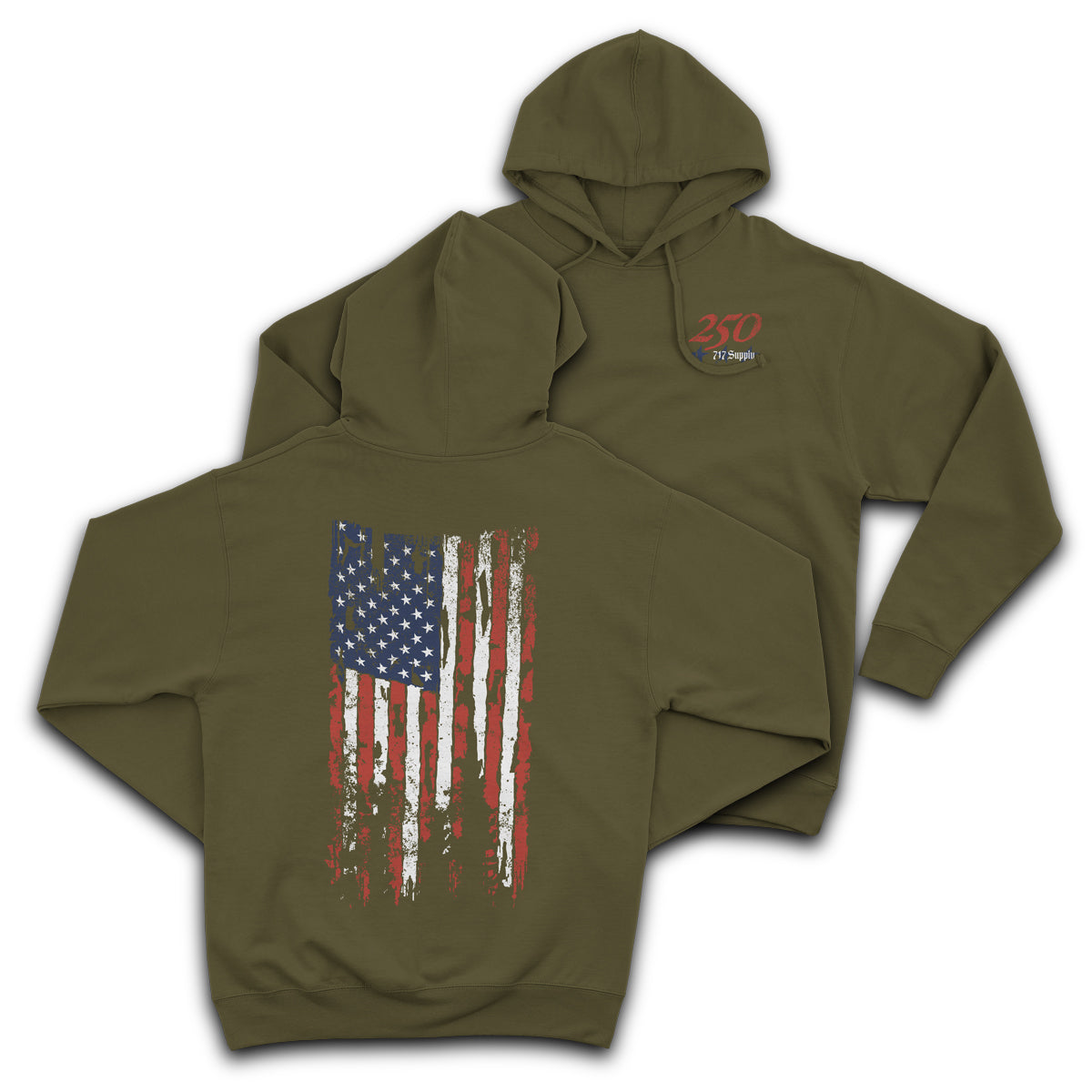 250 Tattered Hoodie