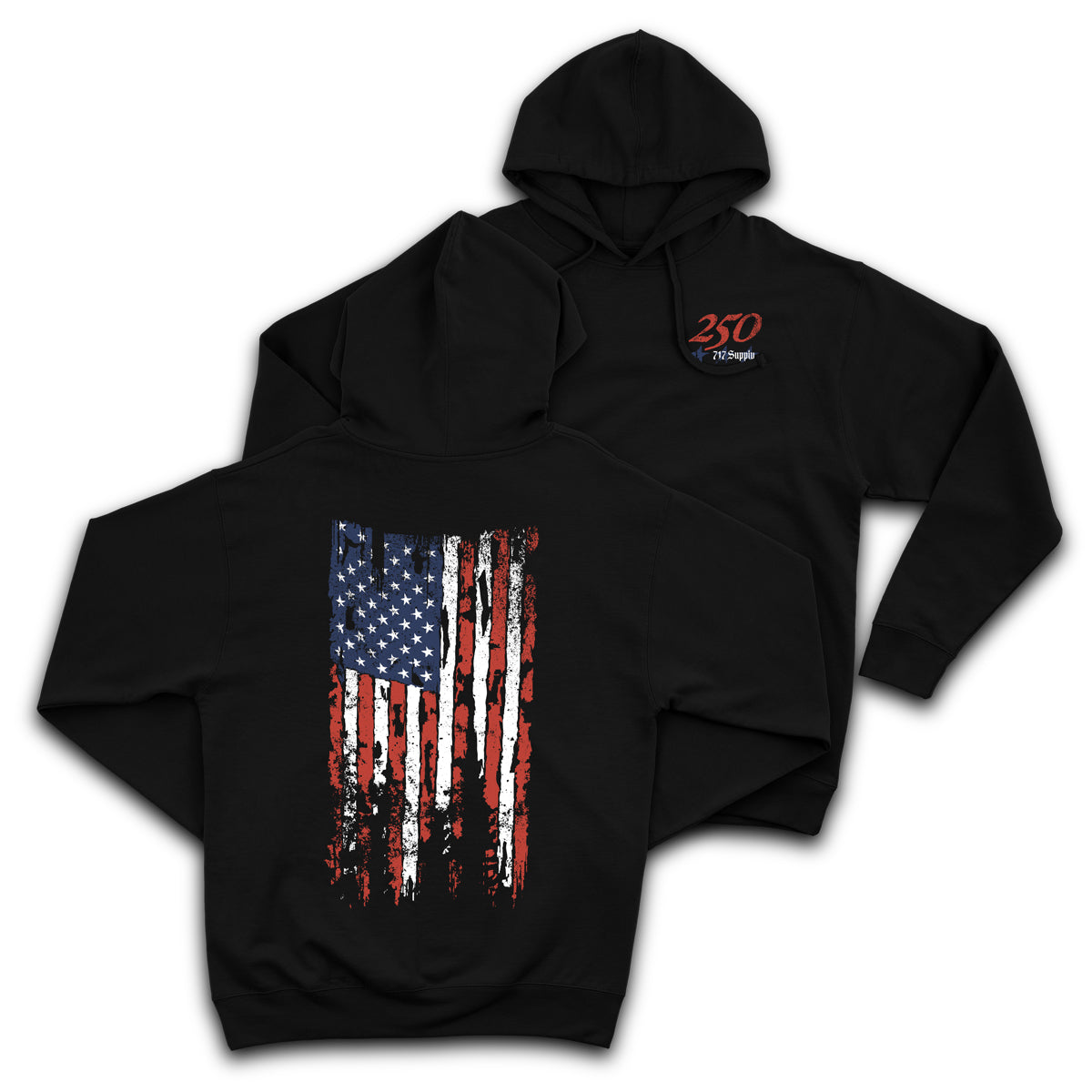 250 Tattered Hoodie