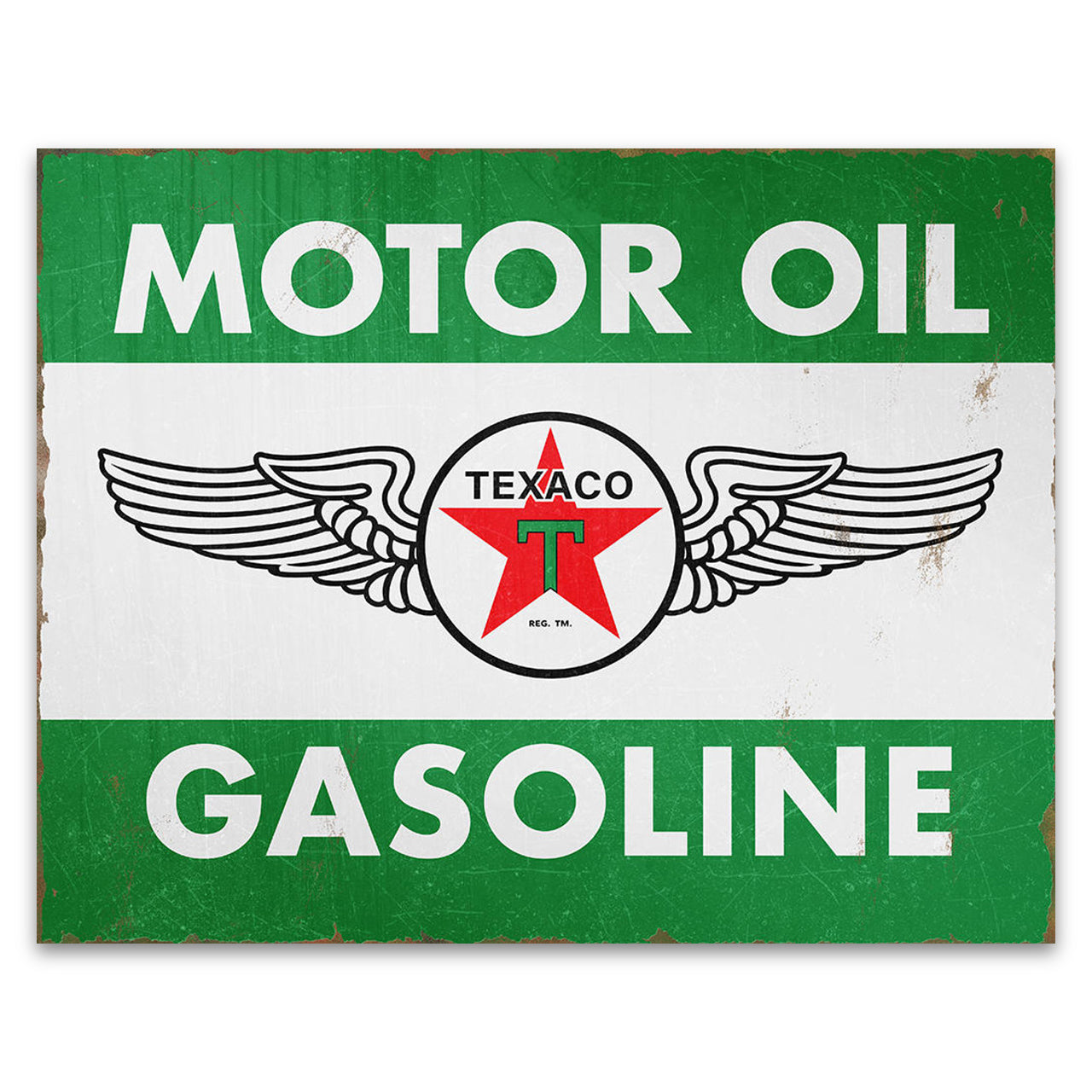 Texaco Oil and Gas Sign