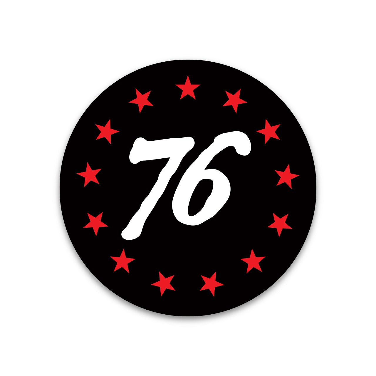 76 Sticker - Packs of 4