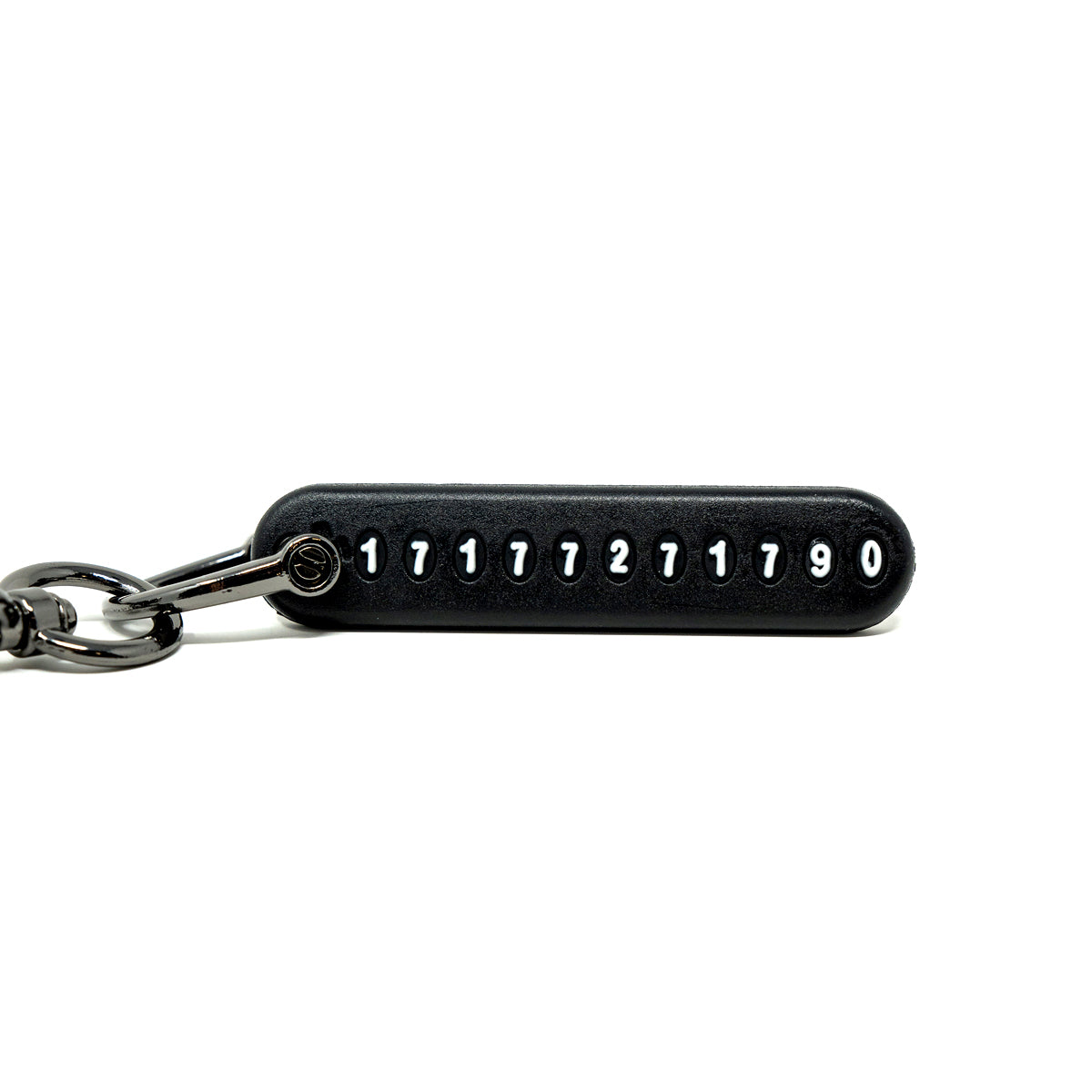 Customizable Black Braided Keychain Set – 3 Pack