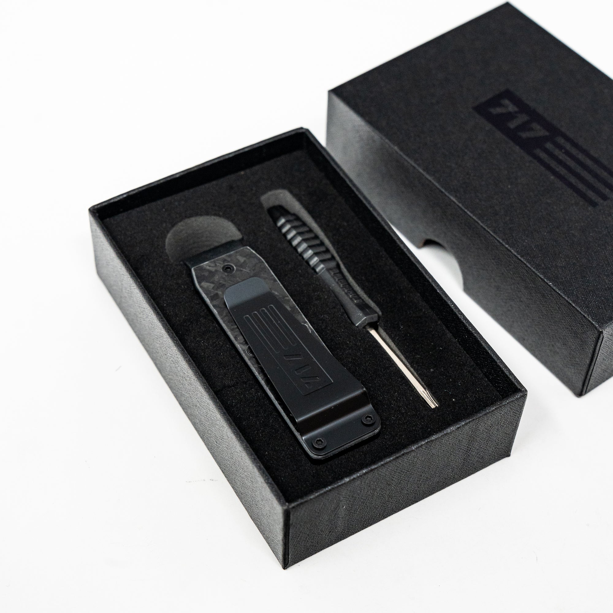 Black Carbon Forged Keycase Folder