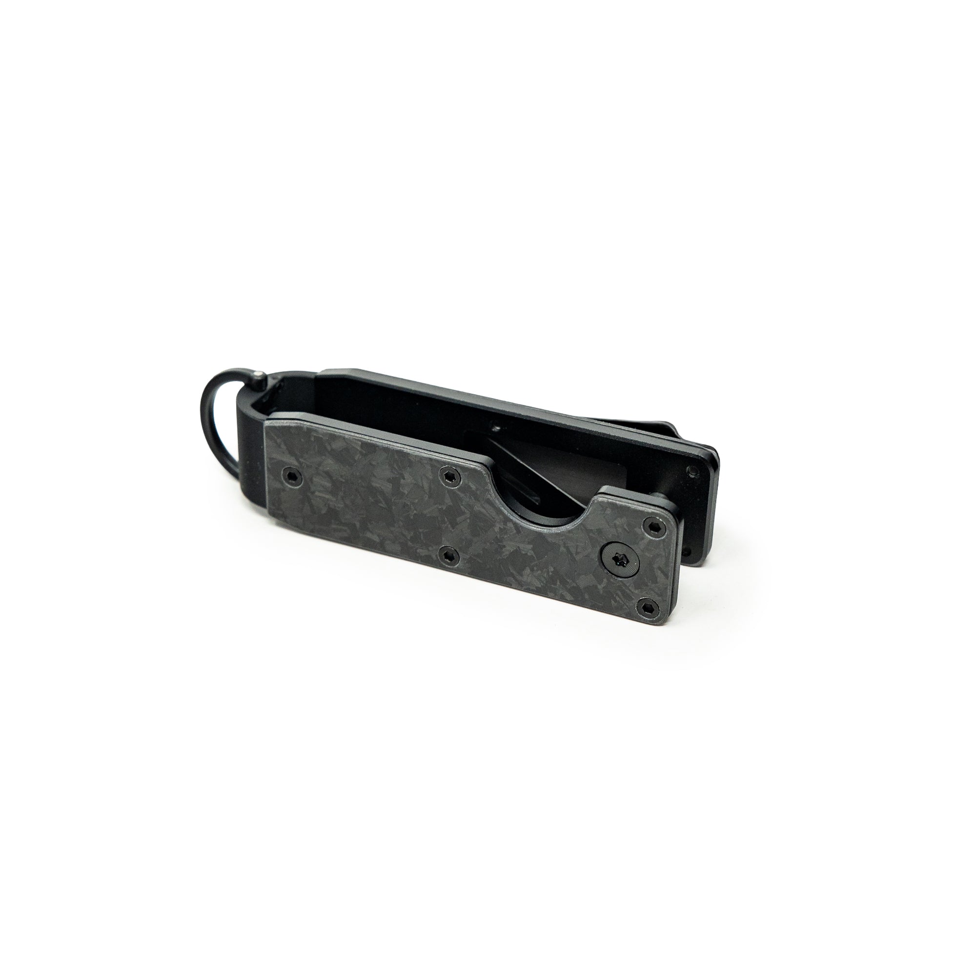 Black Carbon Forged Keycase Folder