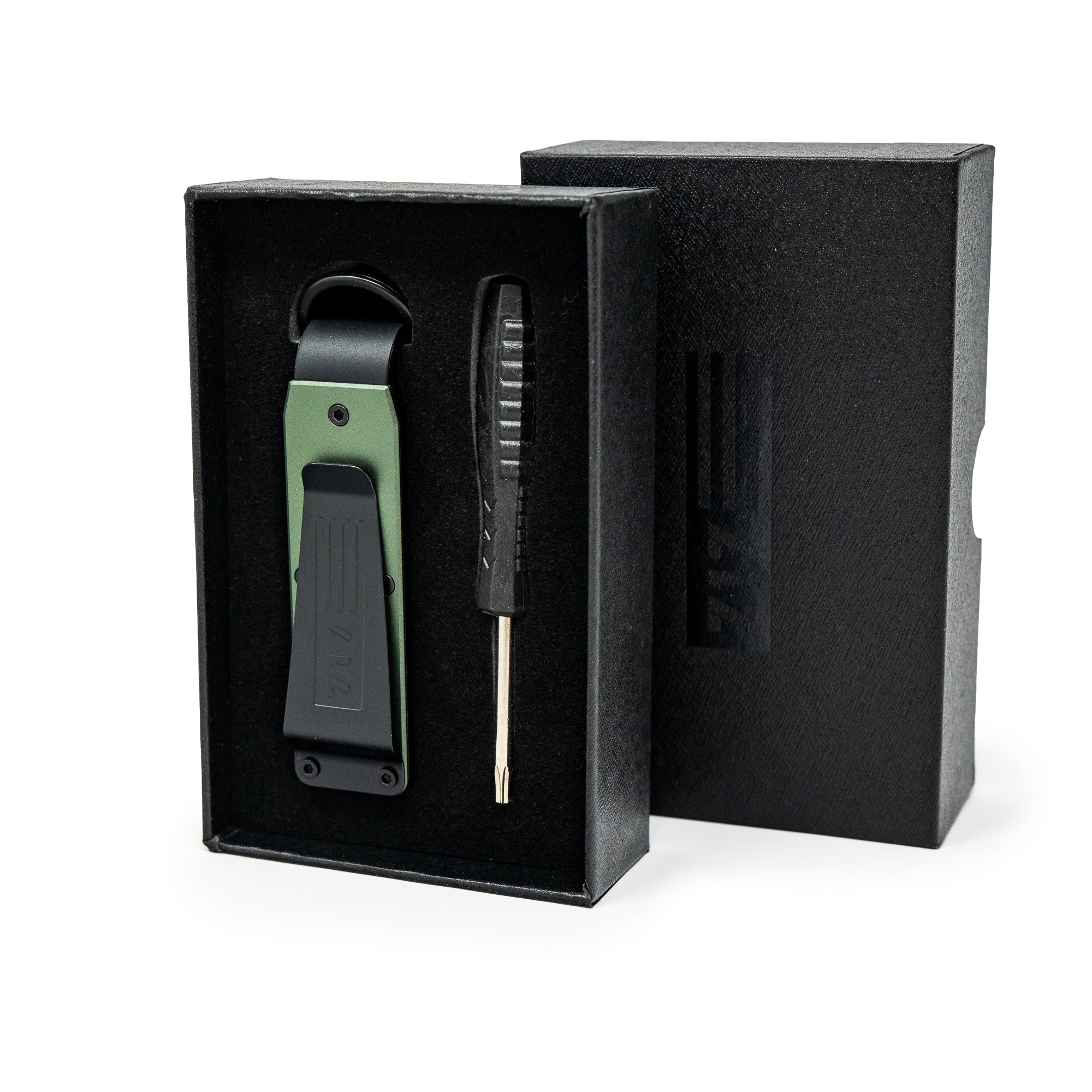 Green Metal Keycase Folder