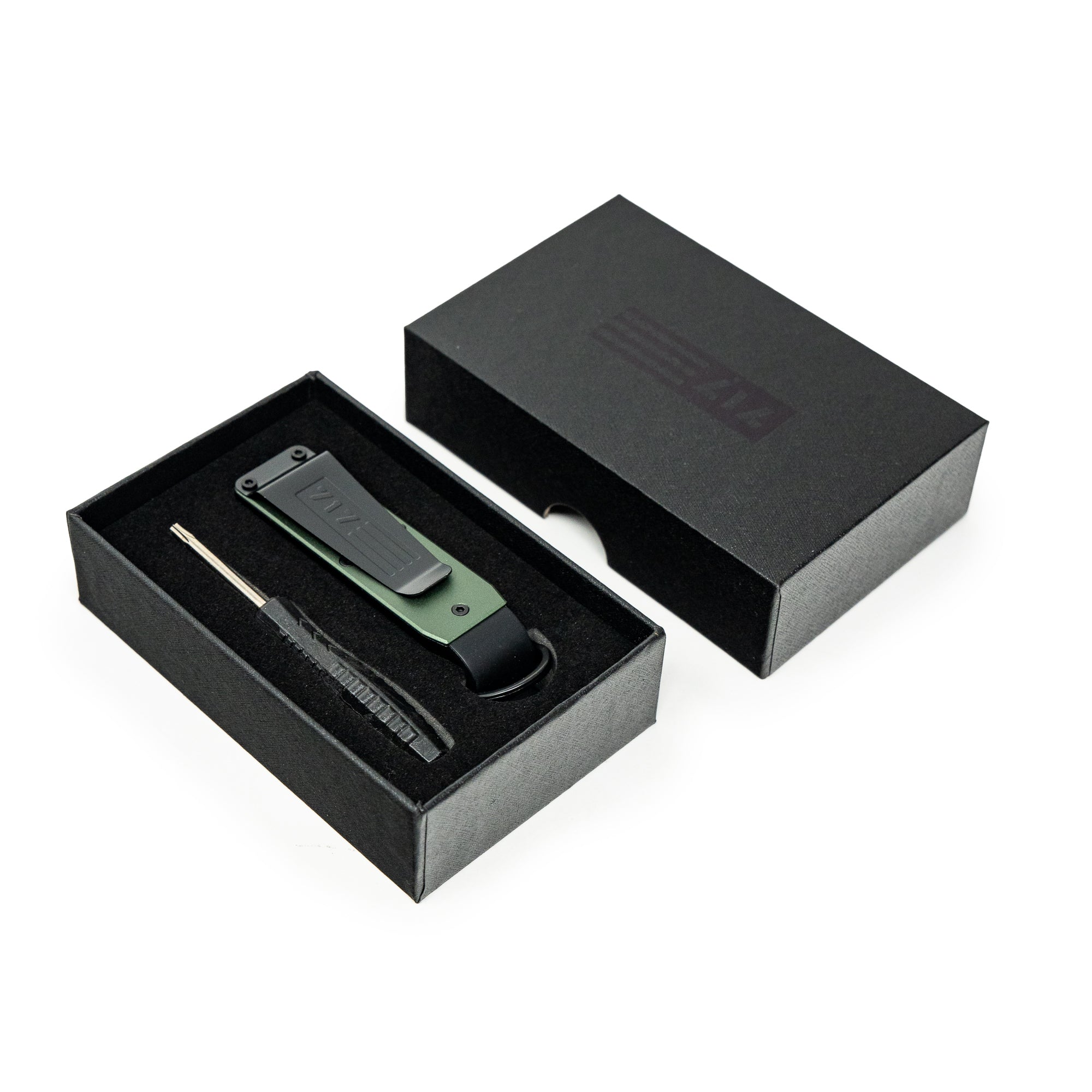 Green Metal Keycase Folder