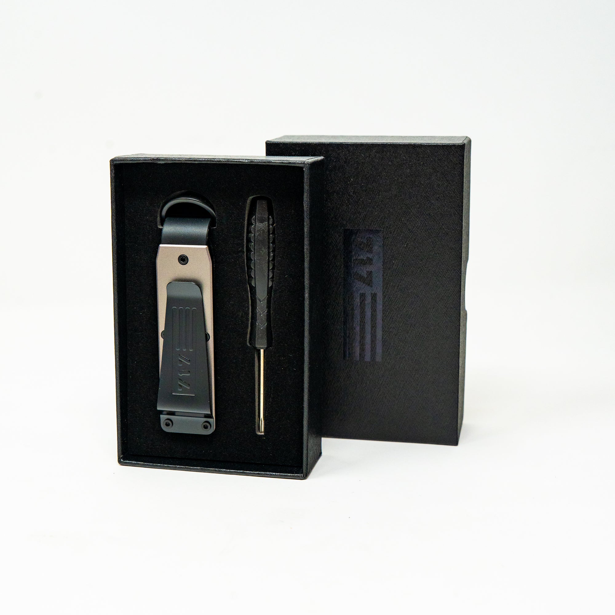 Grey Metal Keycase Folder
