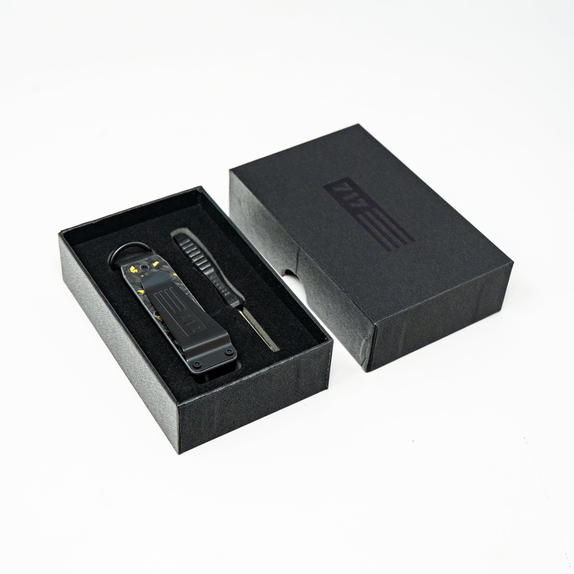 Yellow Carbon Forged Keycase Folder