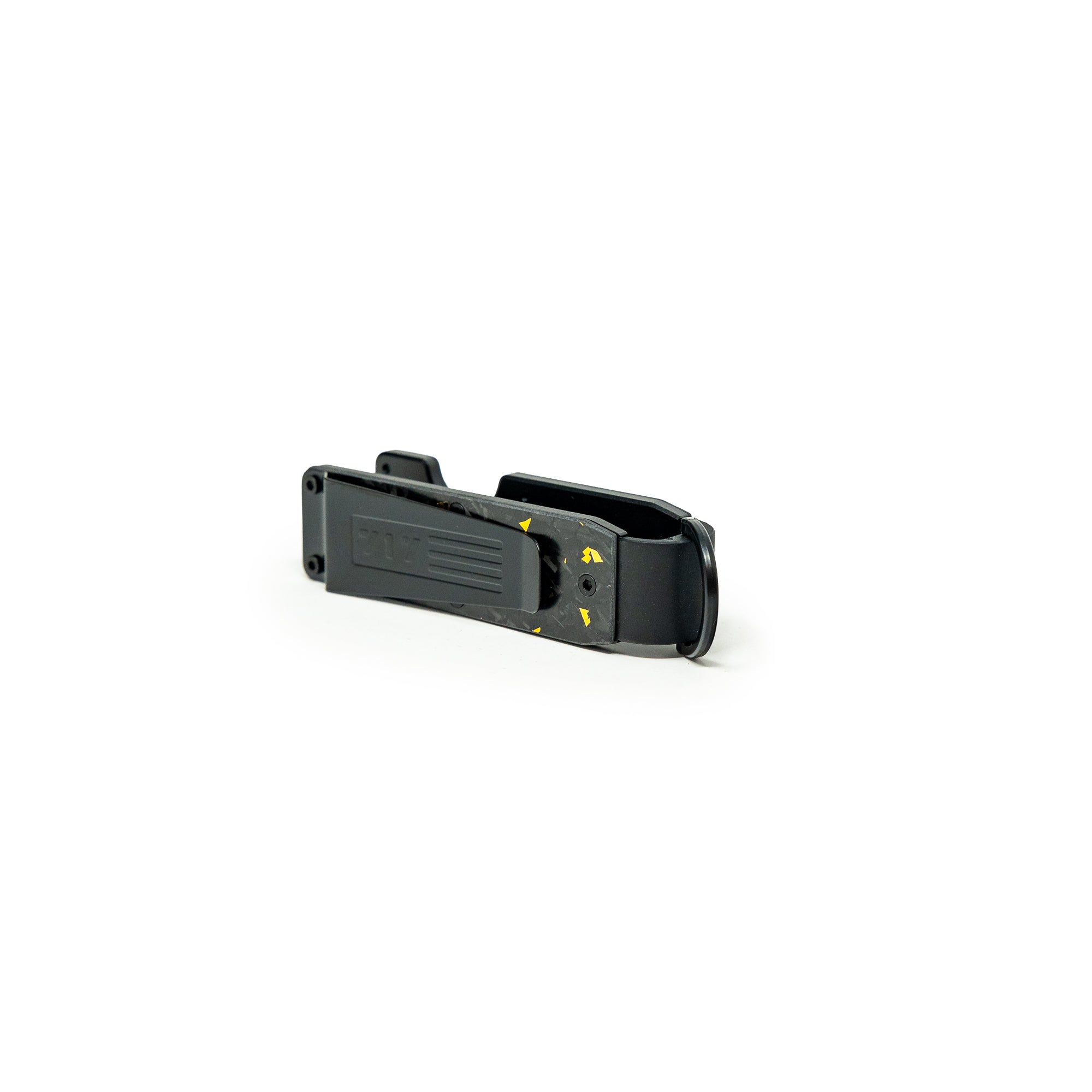 Yellow Carbon Forged Keycase Folder