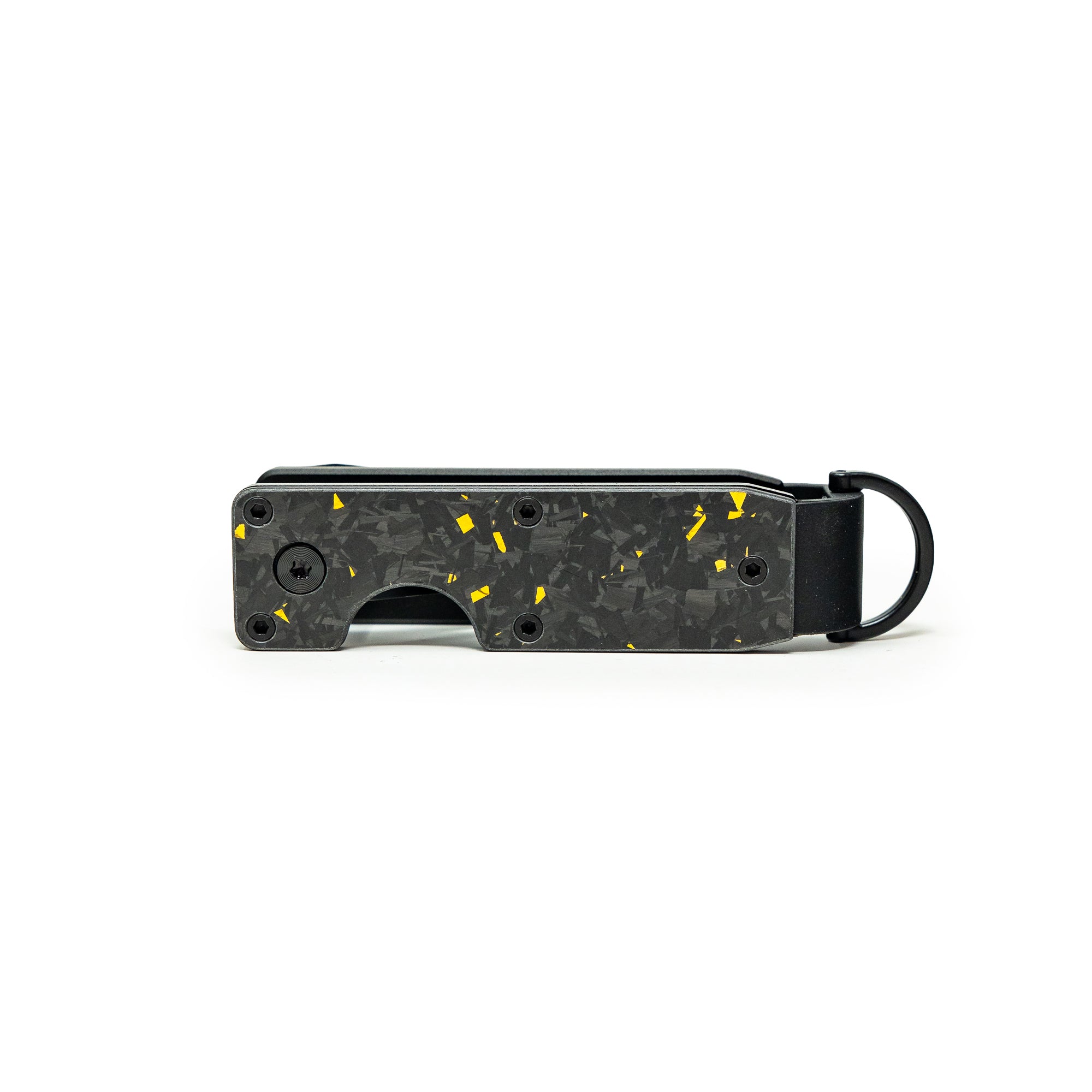 Yellow Carbon Forged Keycase Folder