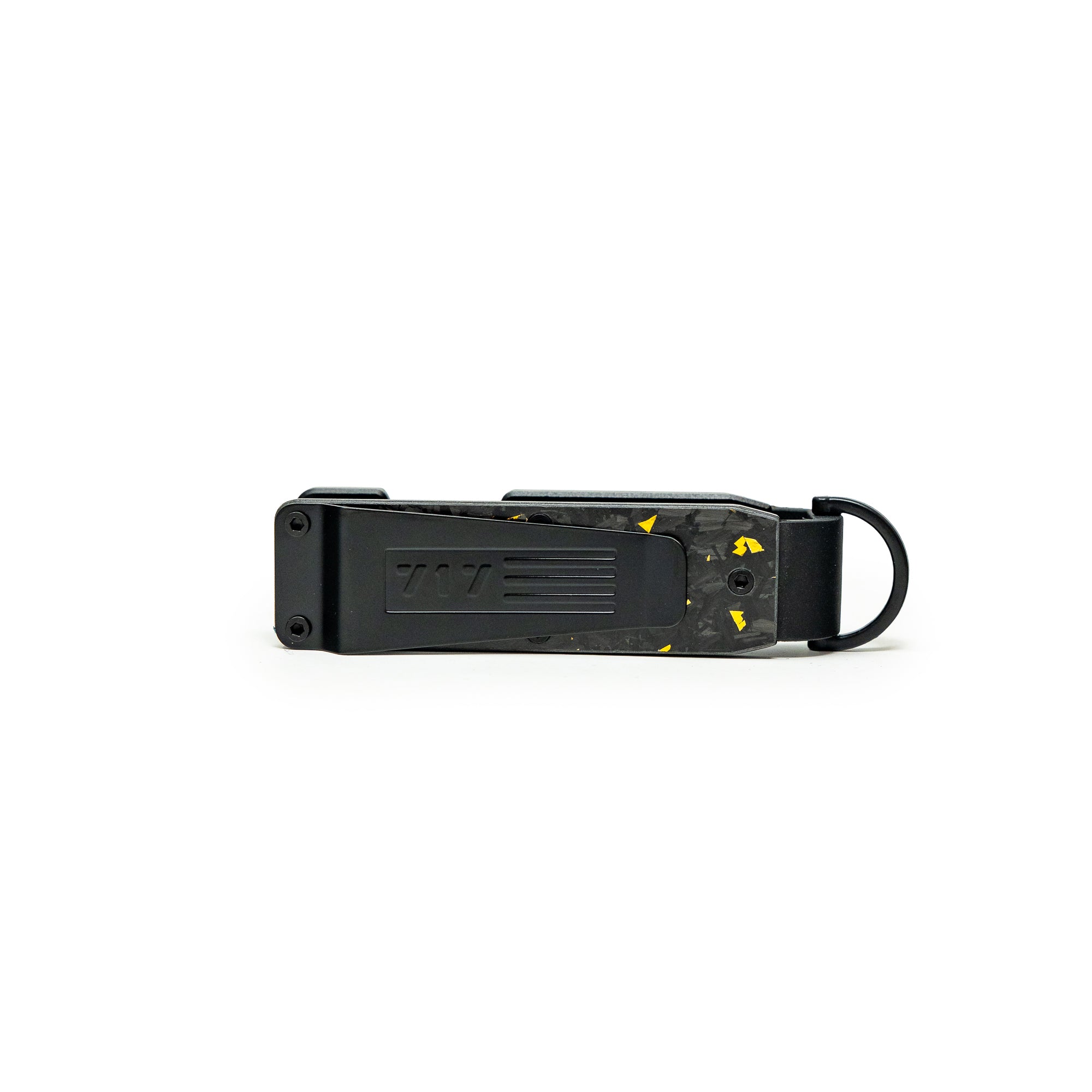 Yellow Carbon Forged Keycase Folder