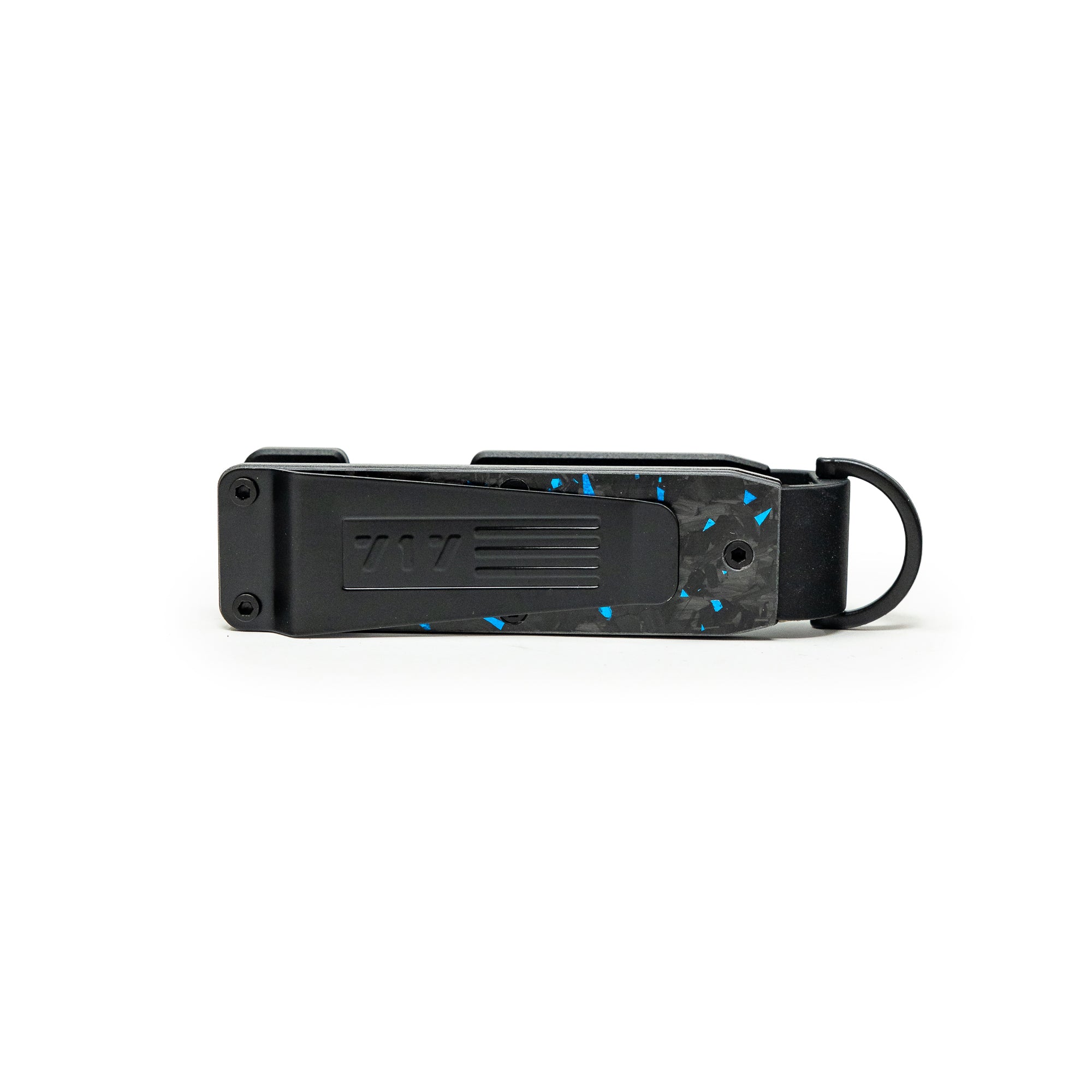Blue Carbon Forged Keycase Folder