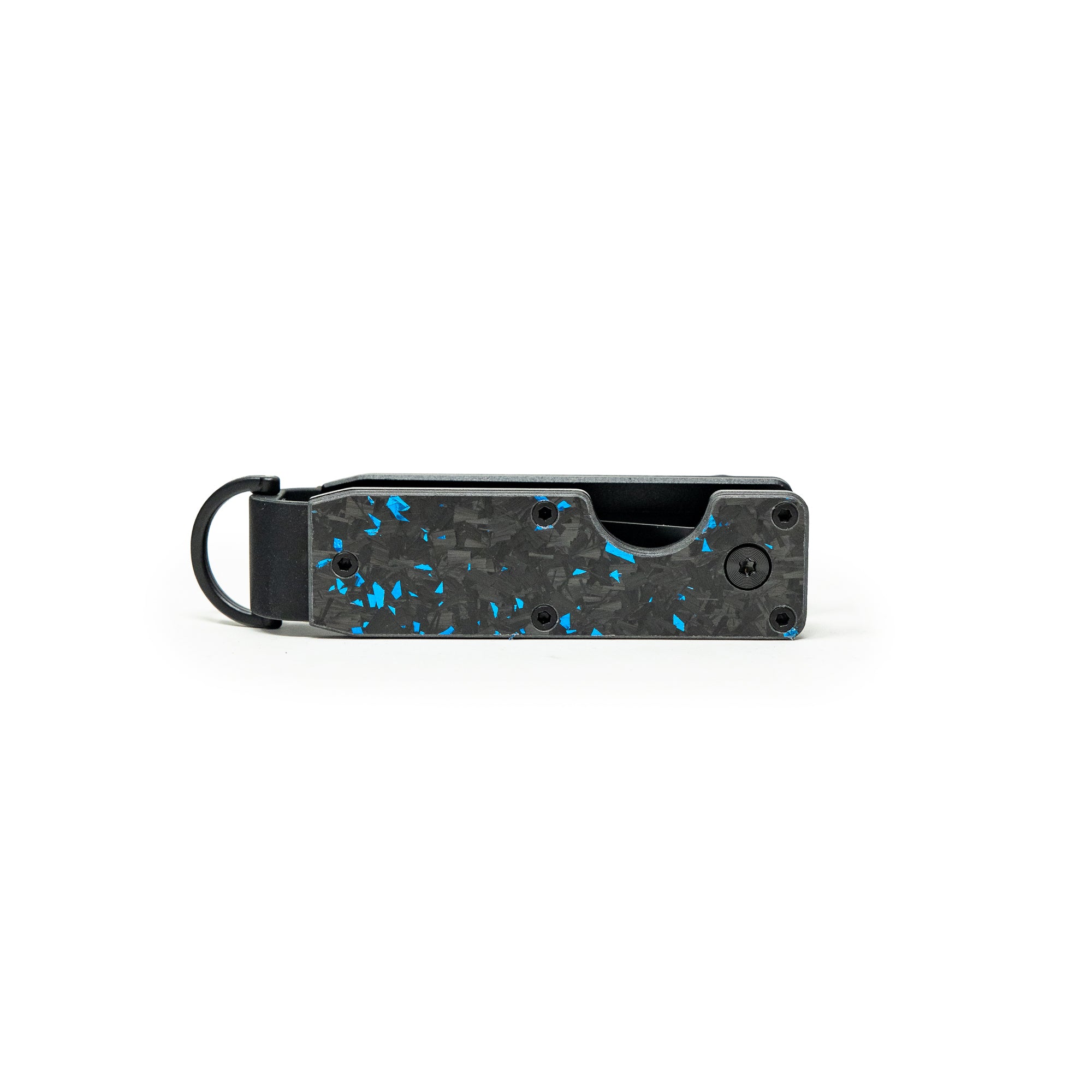 Blue Carbon Forged Keycase Folder