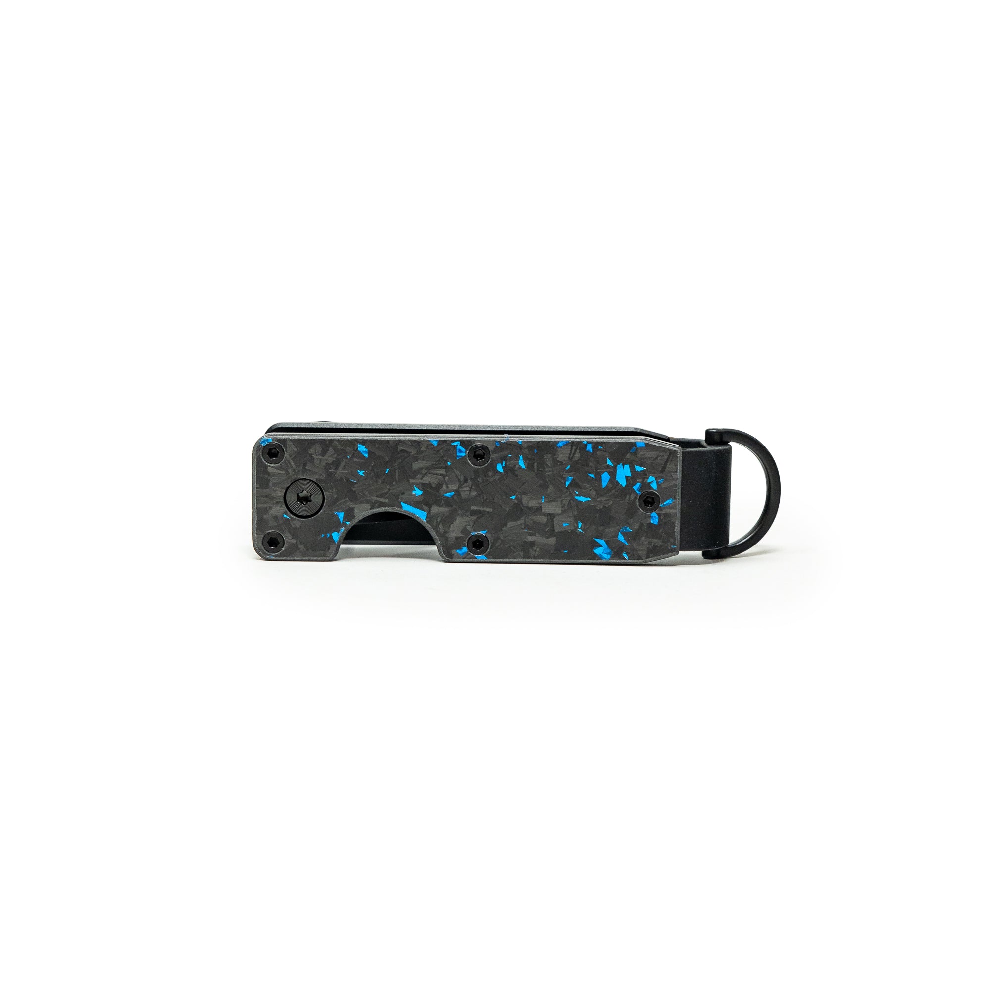 Blue Carbon Forged Keycase Folder