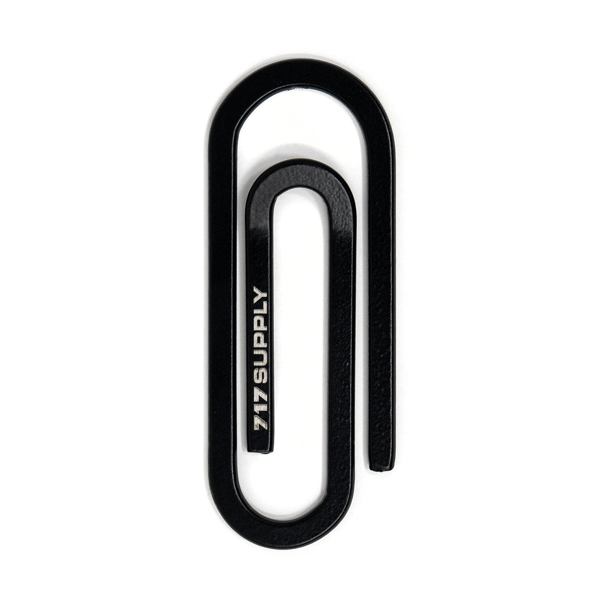 717 Supply Large Paperclip Money Clip - Black