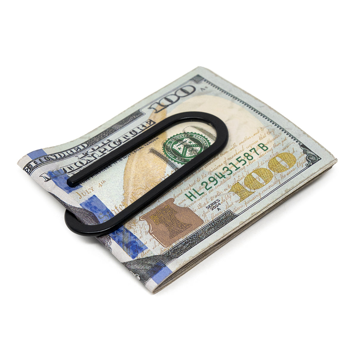 717 Supply Large Paperclip Money Clip - Black