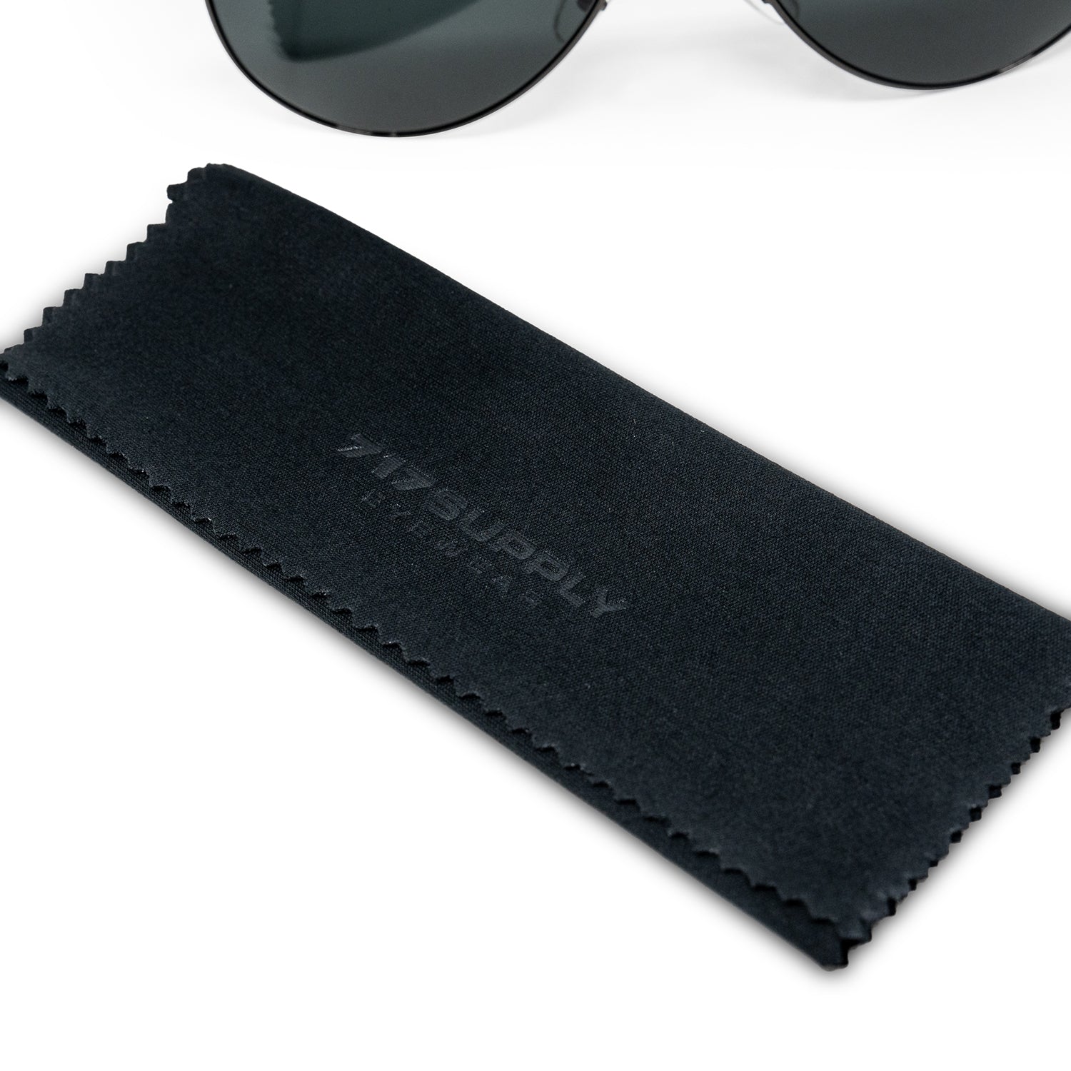 717 Black Aviators Sunglasses