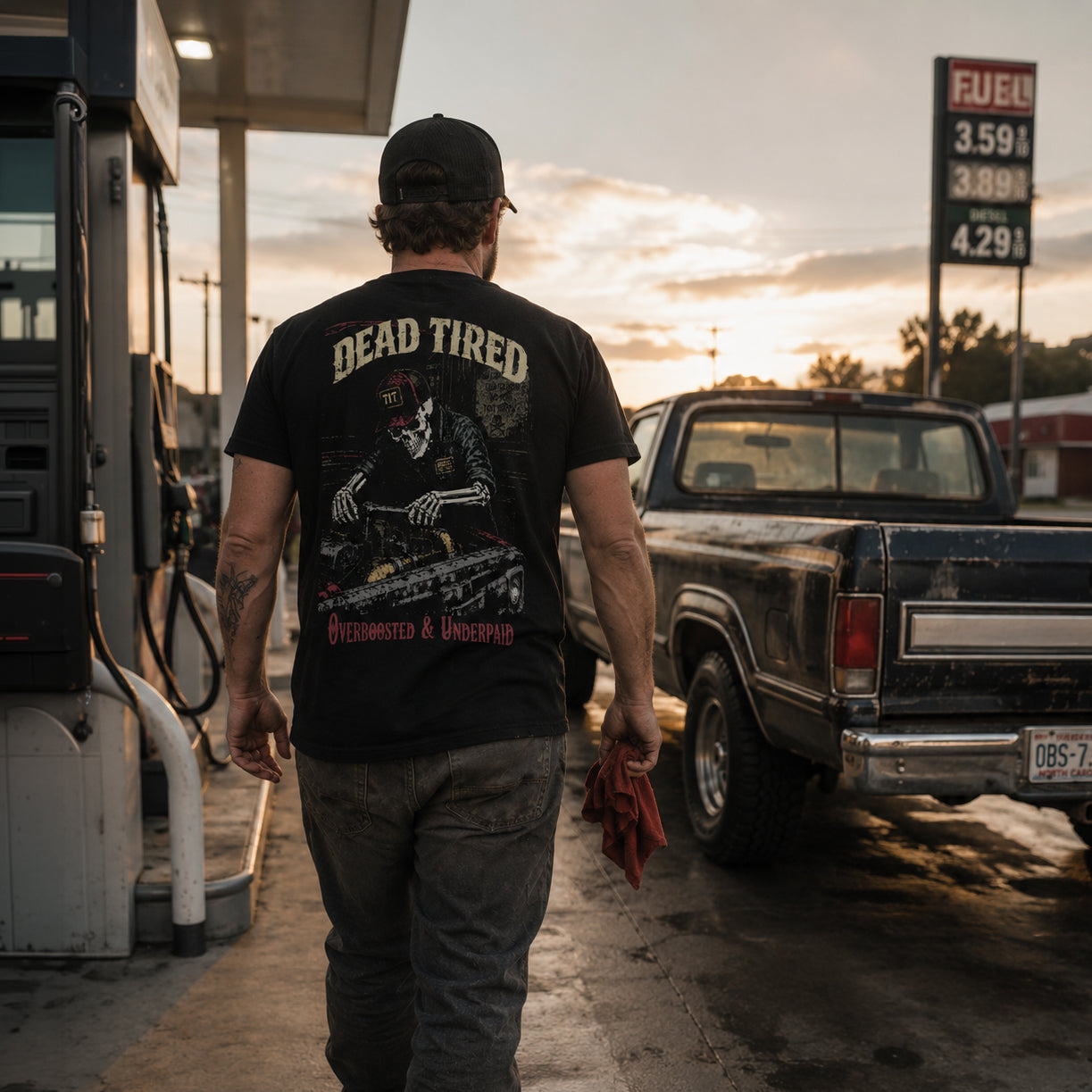 Dead Tired Mechanic Shirt
