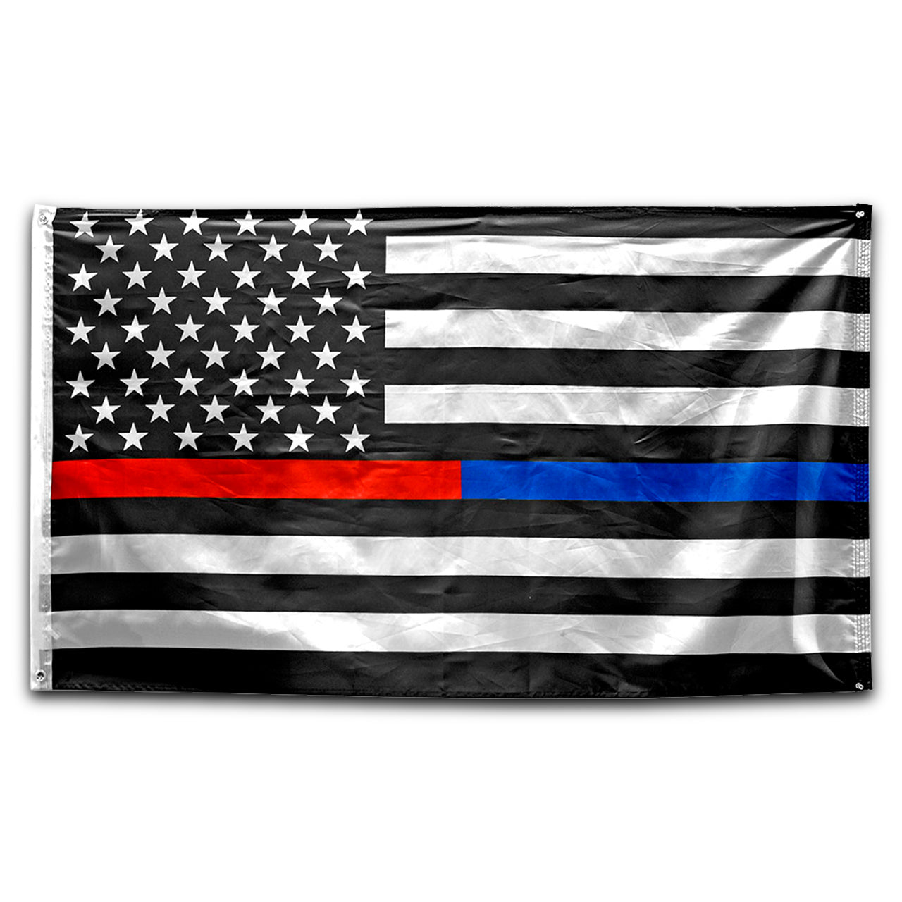 Thin Red & Blue Line U.S. Flag