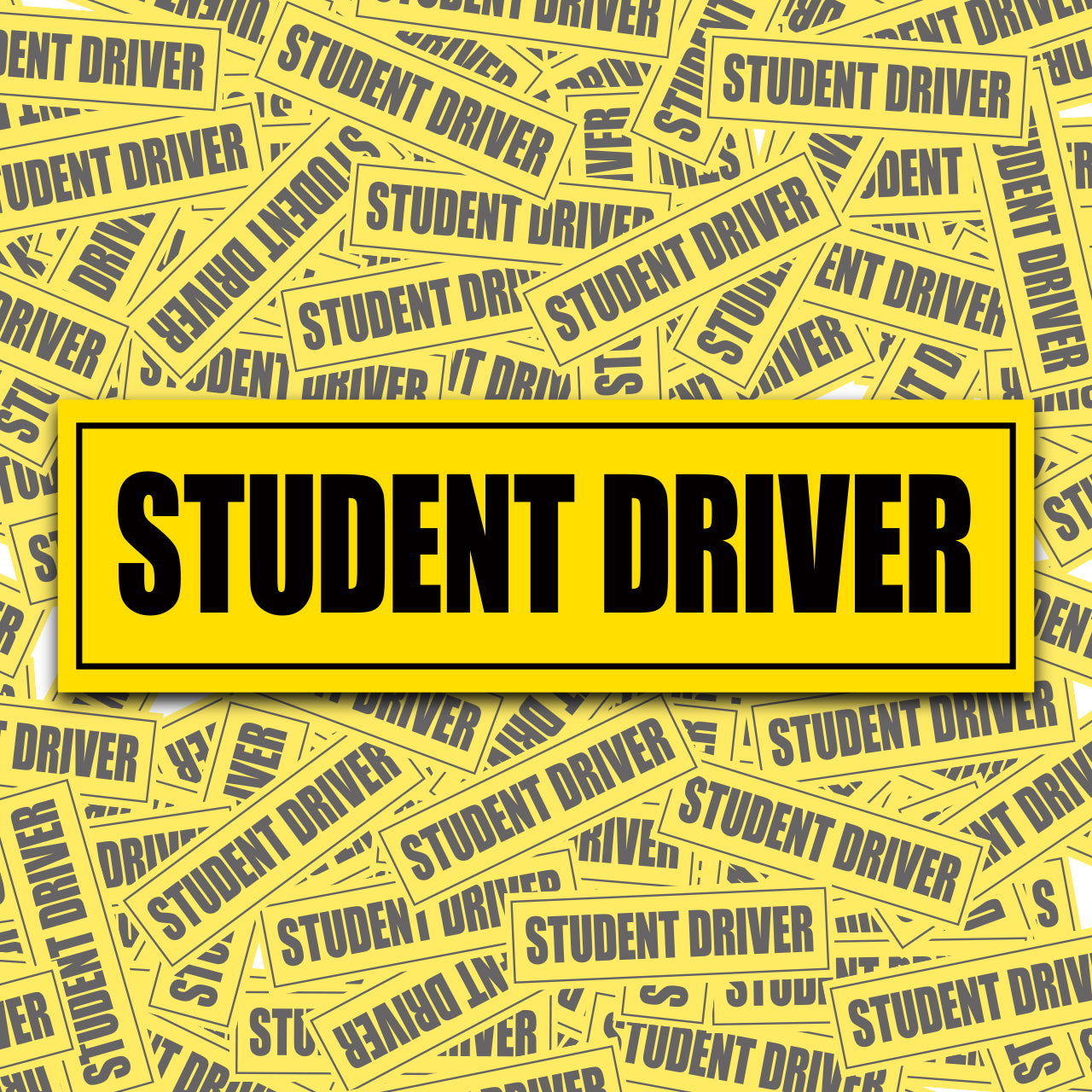 Student Driver Sticker - 3 Pack