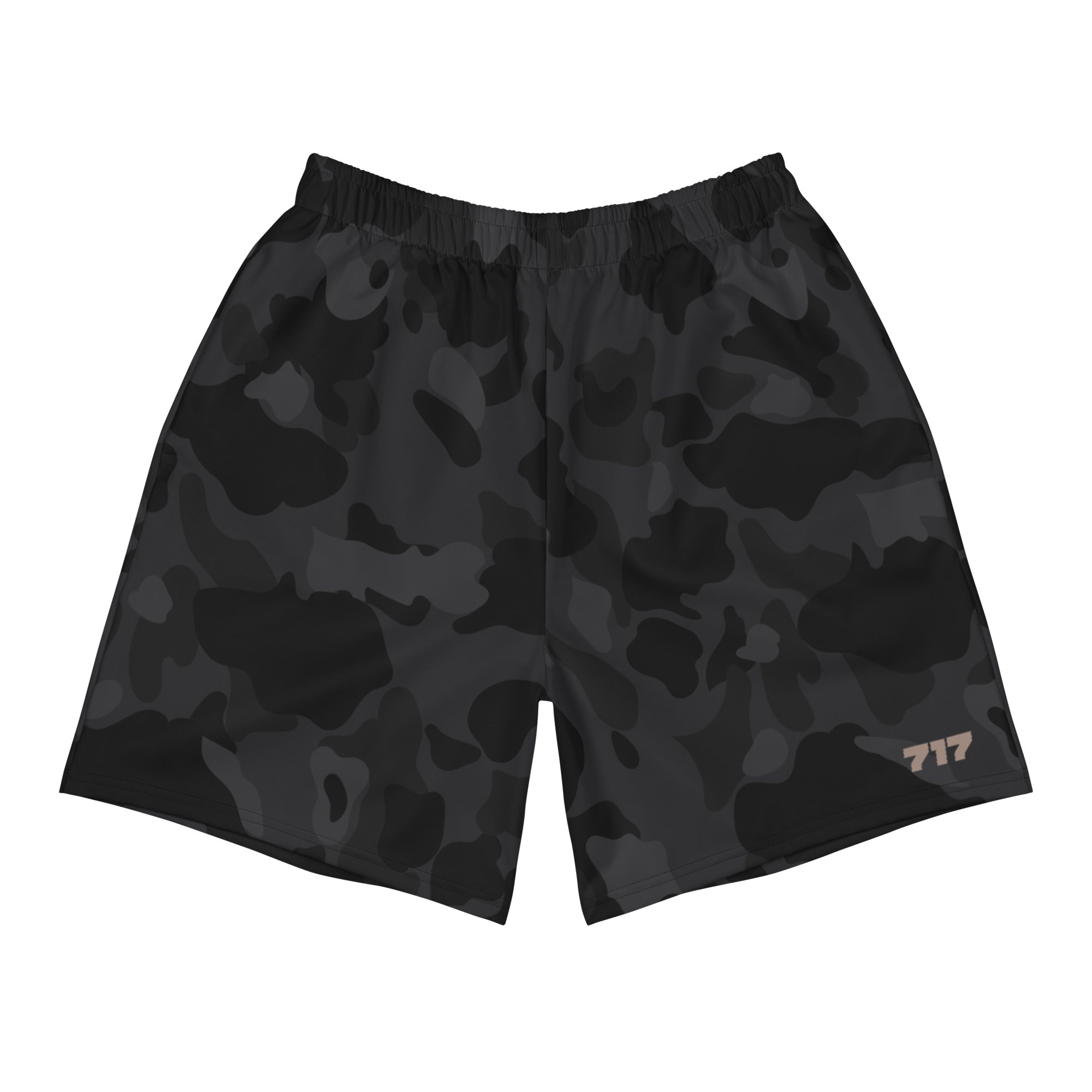 Black Frog Skin Shorts