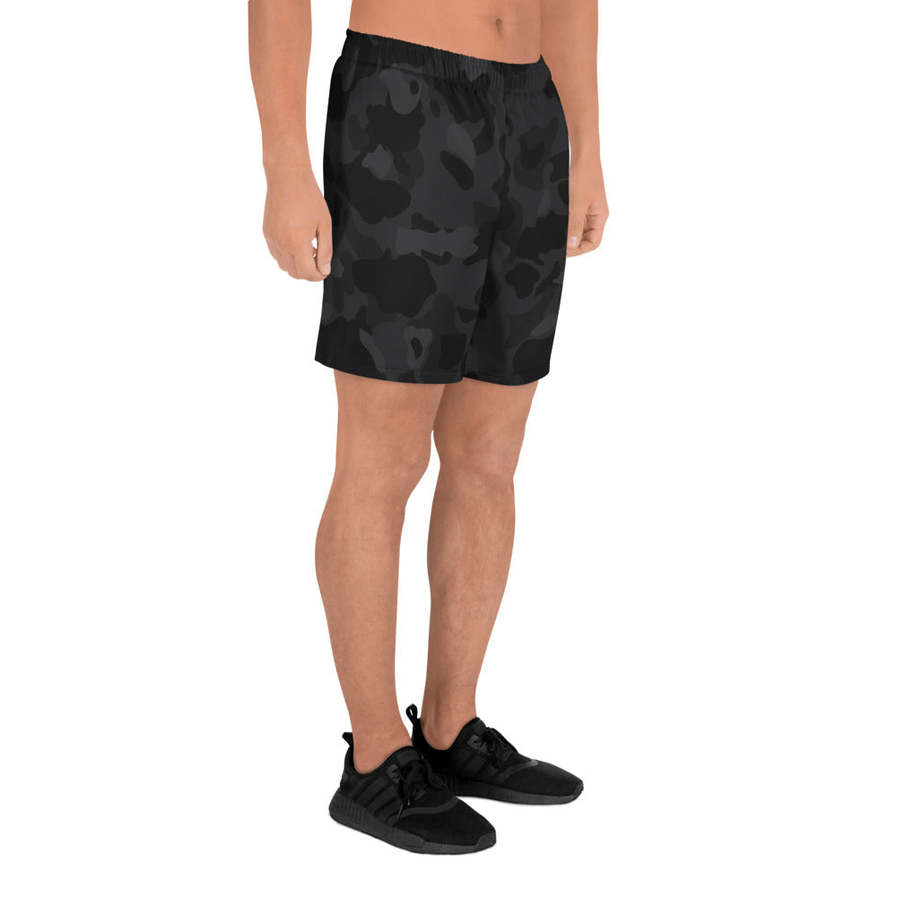 Black Frog Skin Shorts