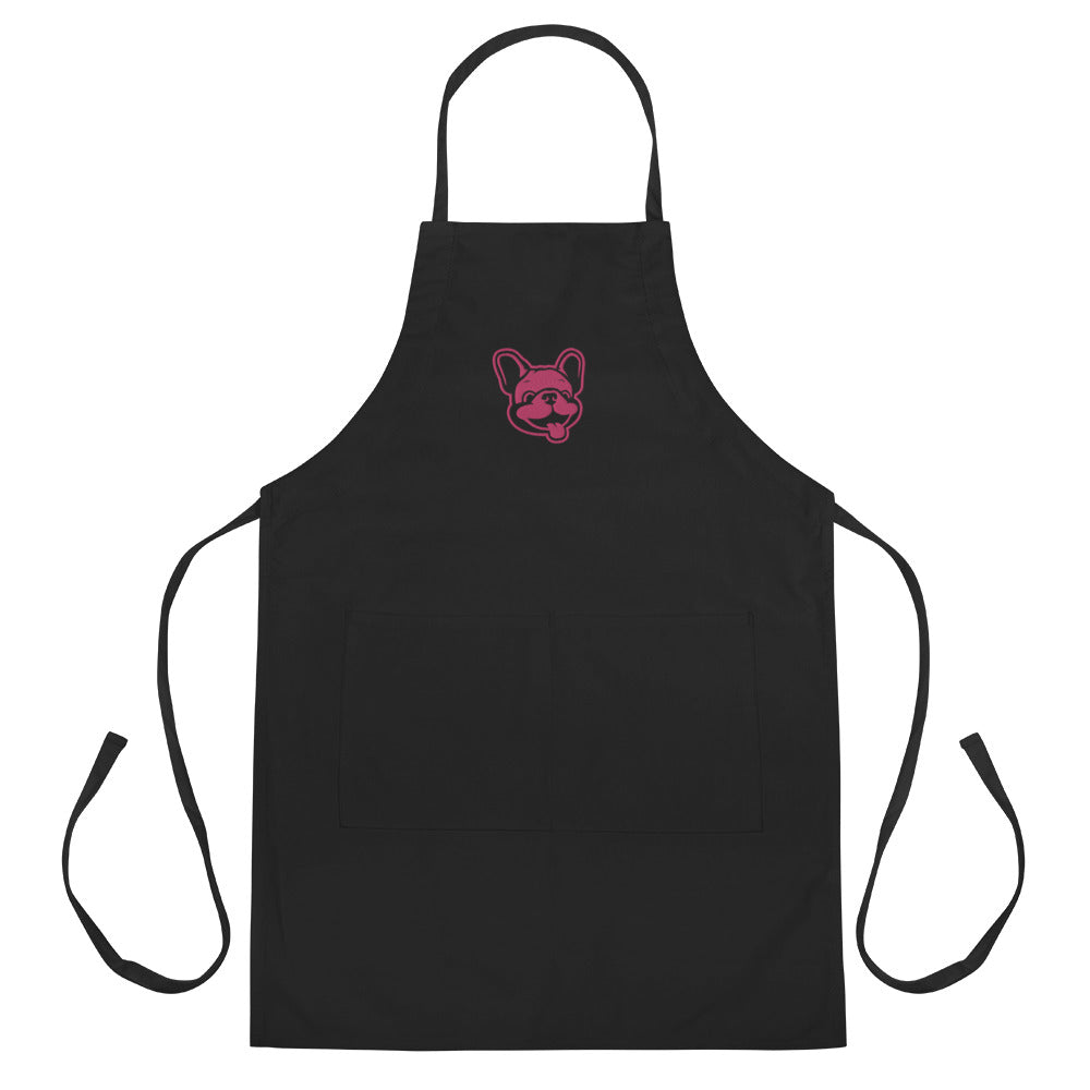 Frenchies Embroidered Apron