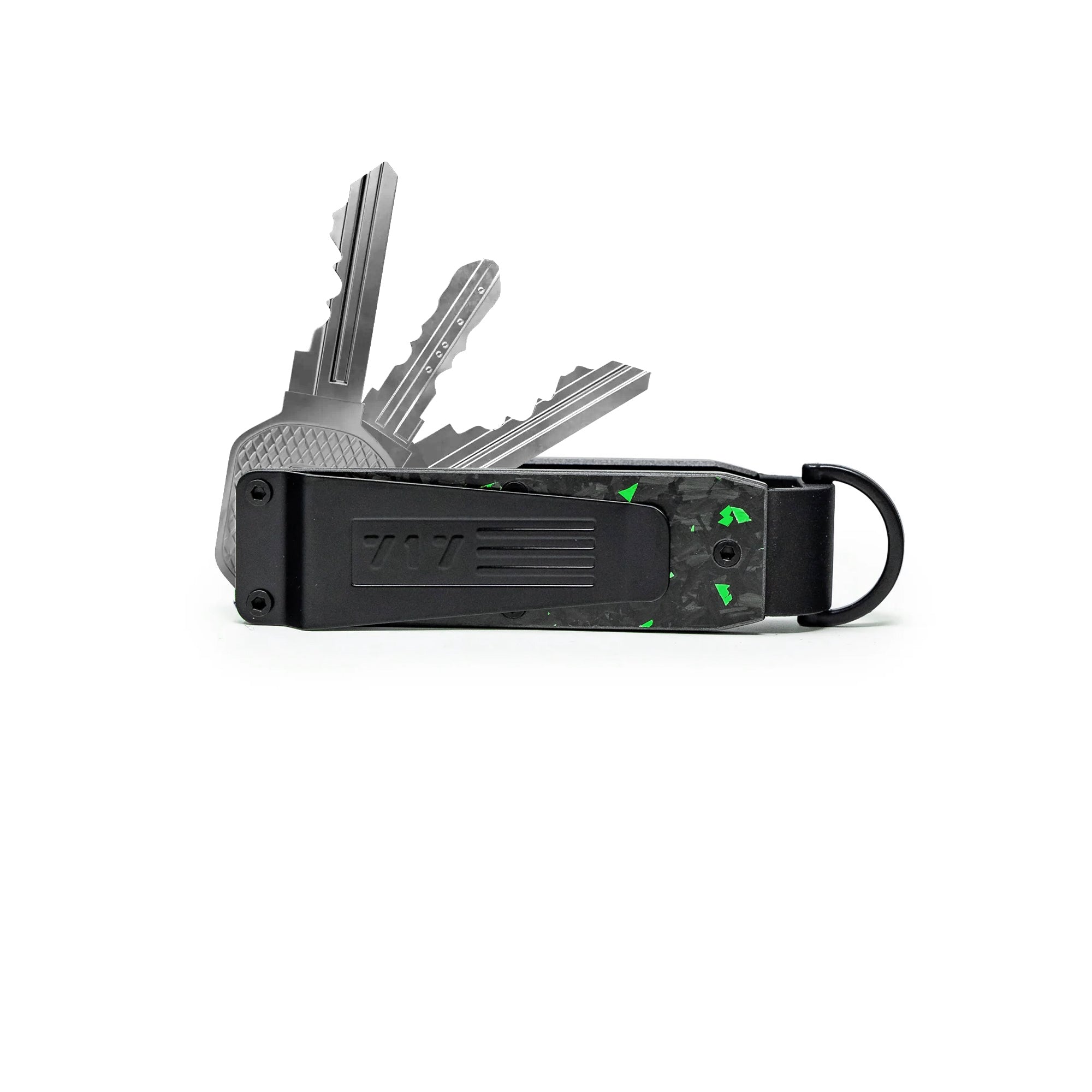 Green Carbon Forged Keycase Folder