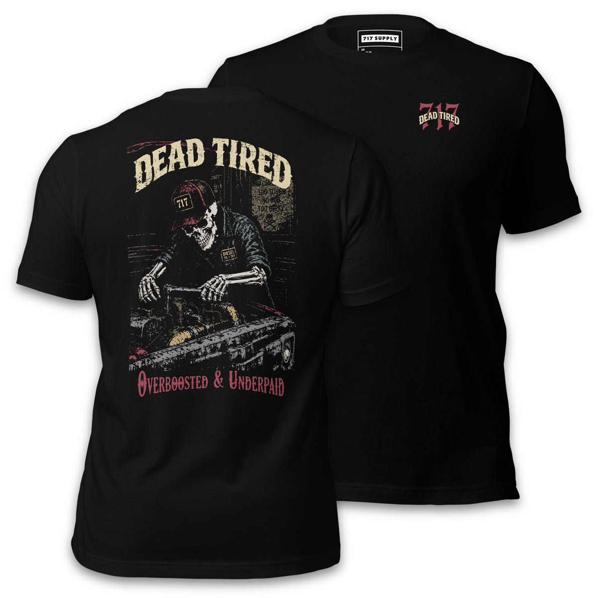 Dead Tired Mechanic Shirt