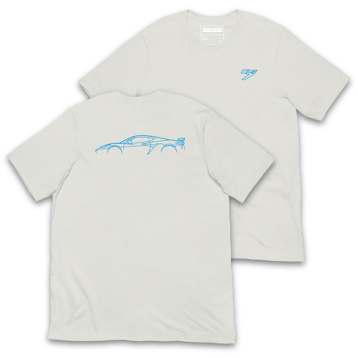 Rapid Blue C8 Shirt