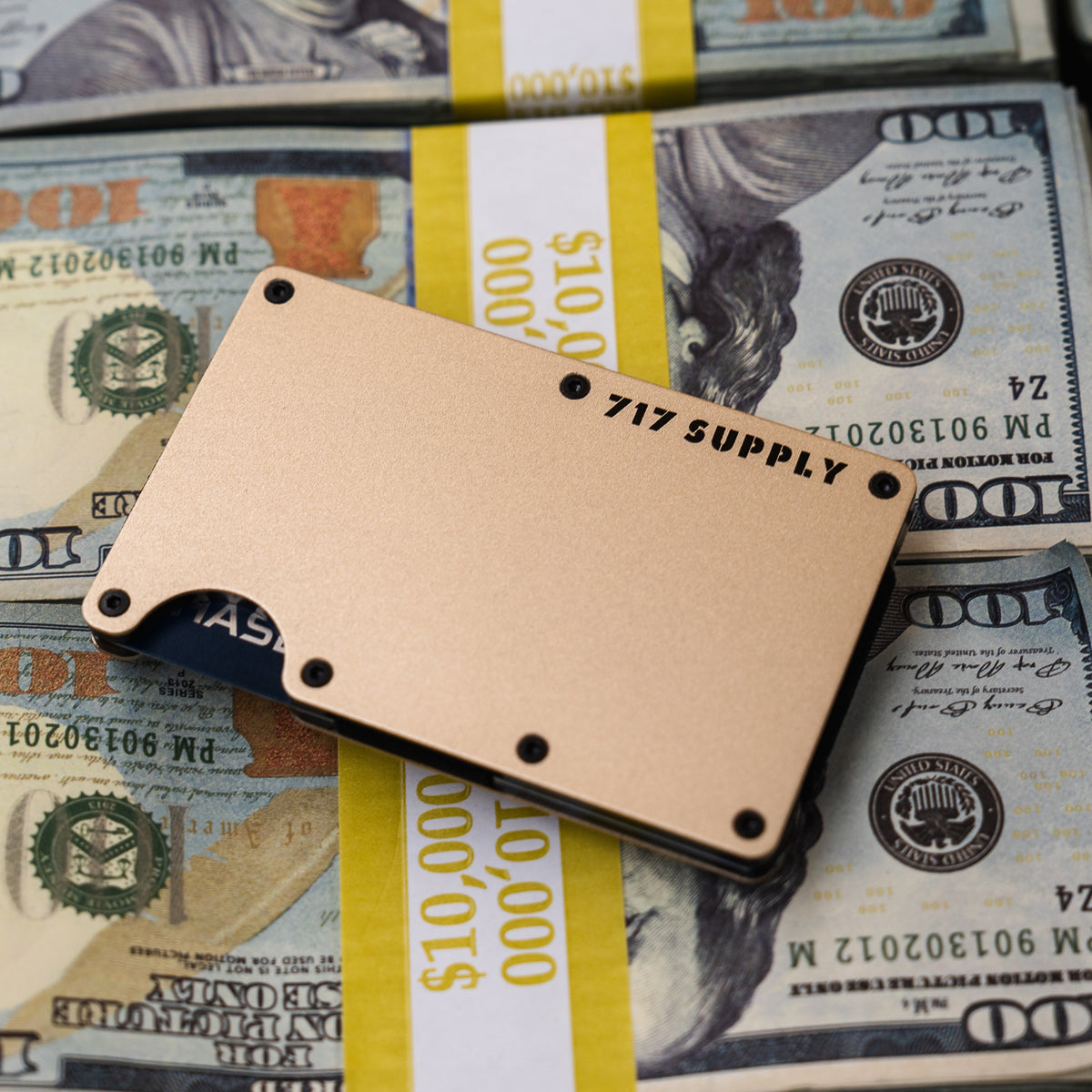 717 Aluminium Wallet in Rose Gold