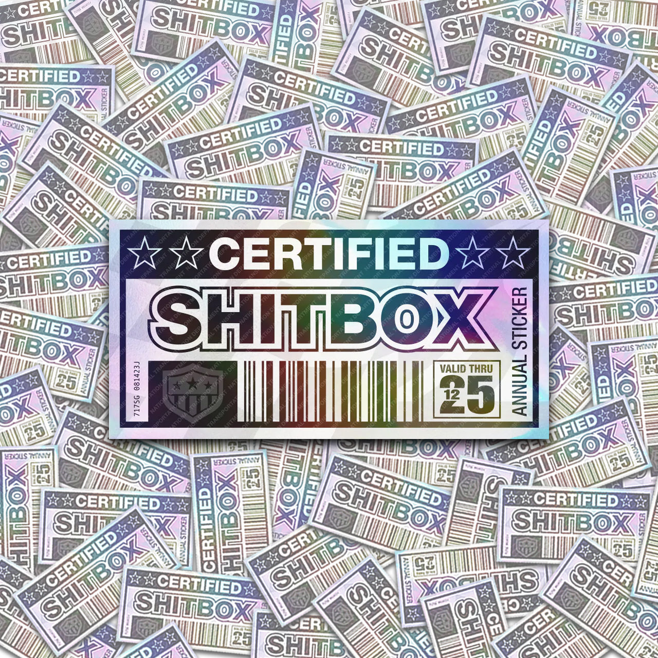 Certified S-Box Sticker - Packs of 4
