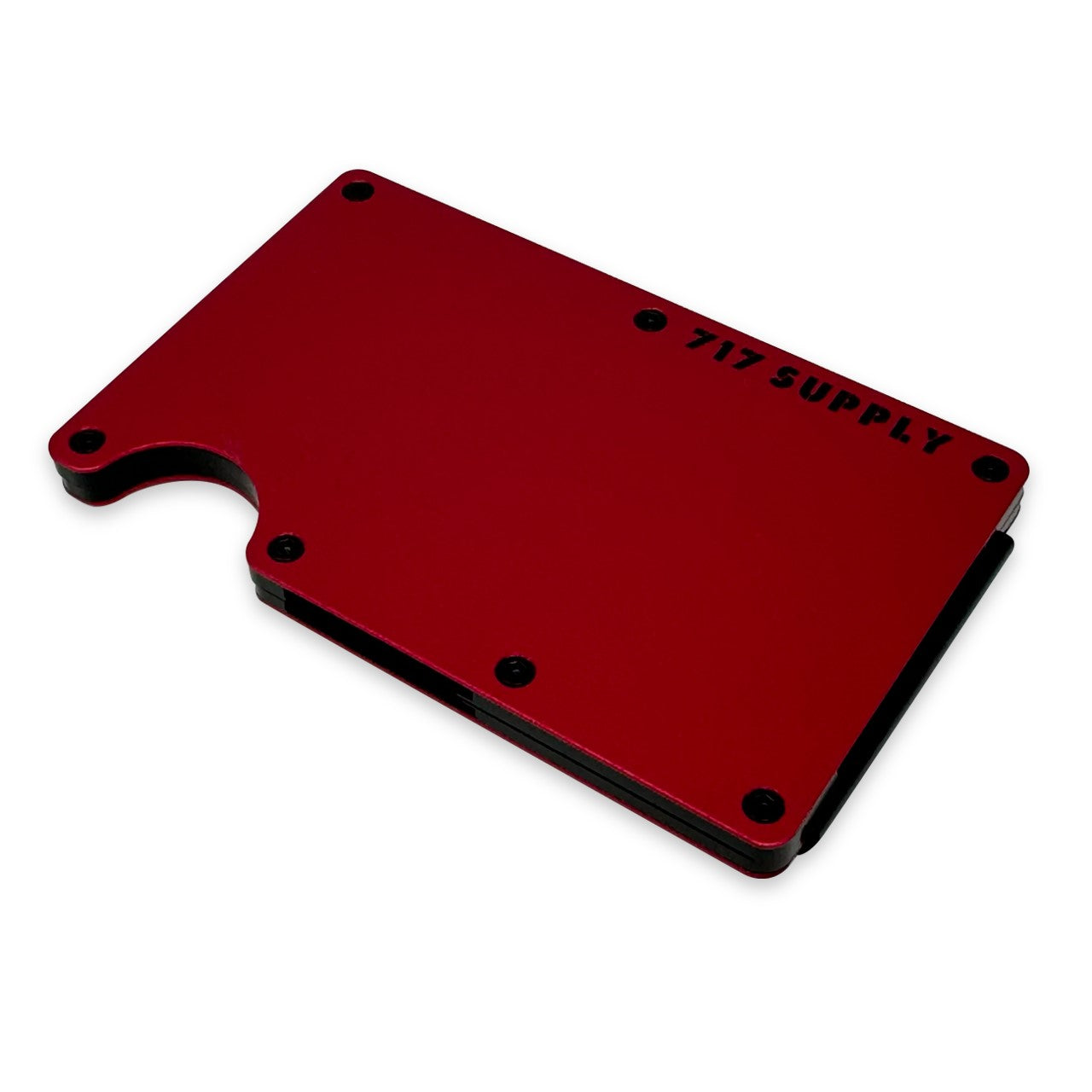 717 Wallet Metallic Red