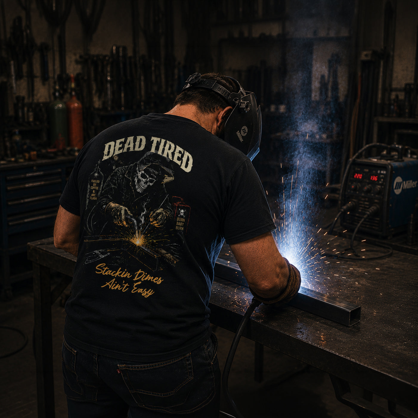 Dead Tired Welder Shirt