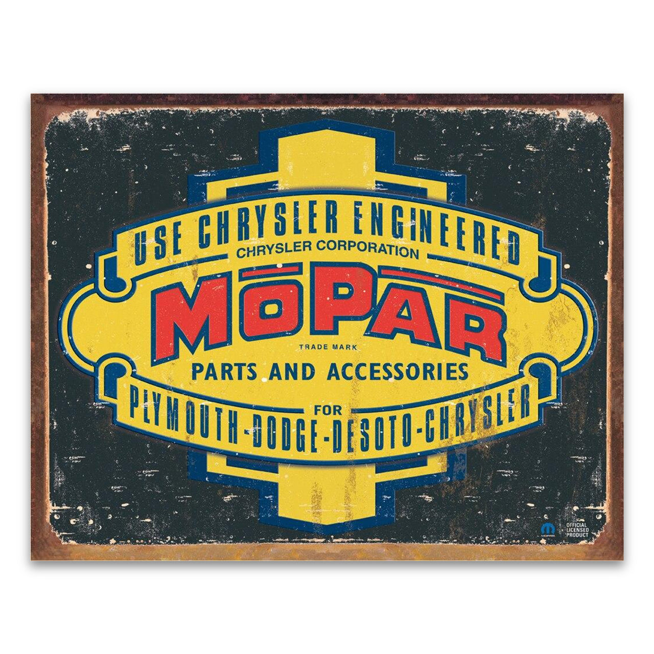 Mopar Logo '37 - '47 Sign