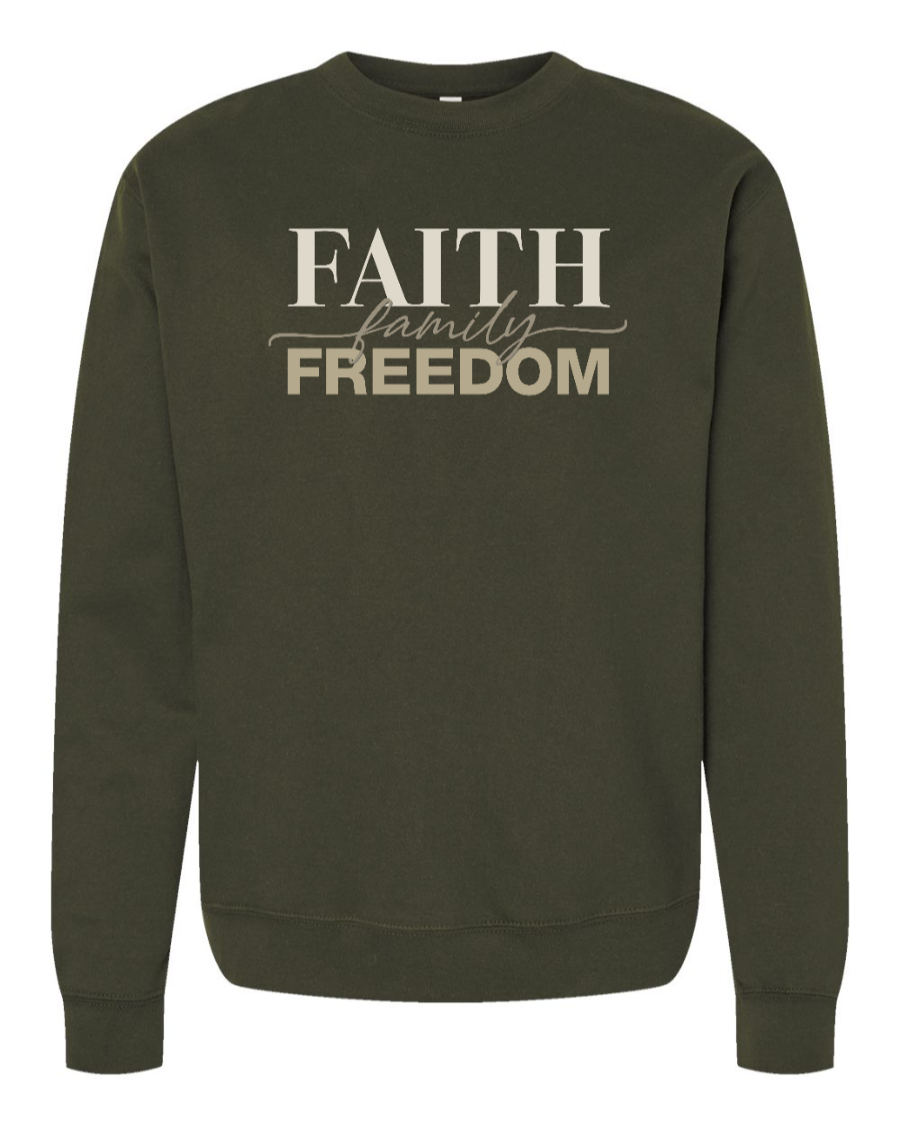 Faith Family Freedom Sweatshirt