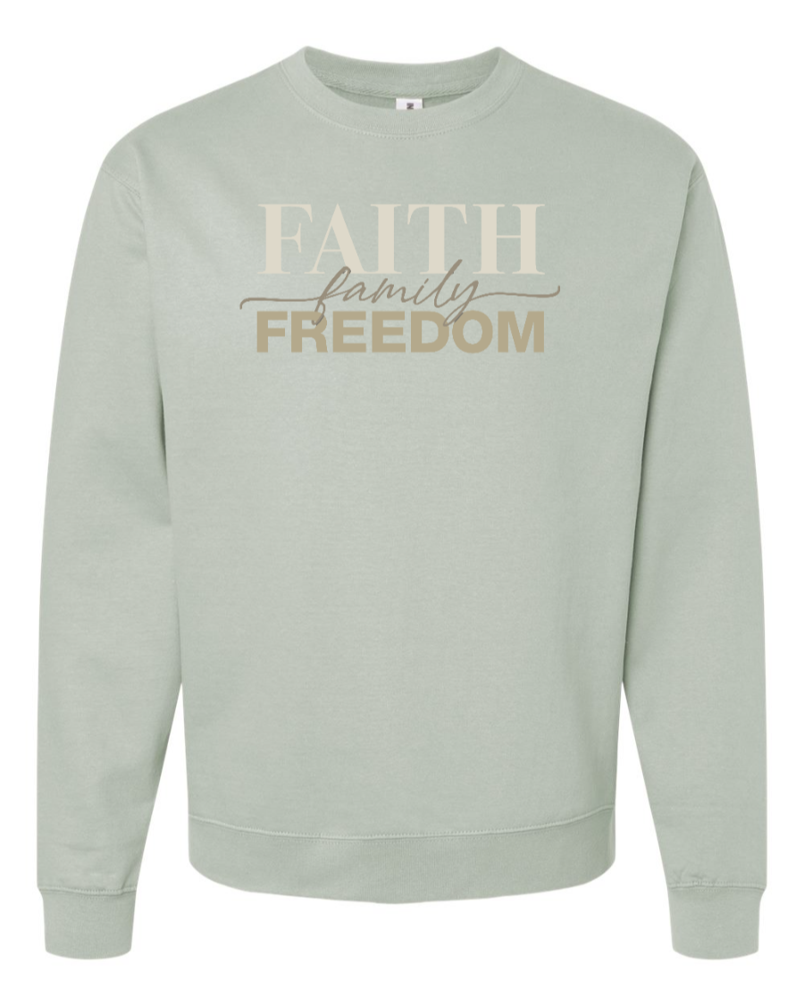 Faith Family Freedom Sweatshirt