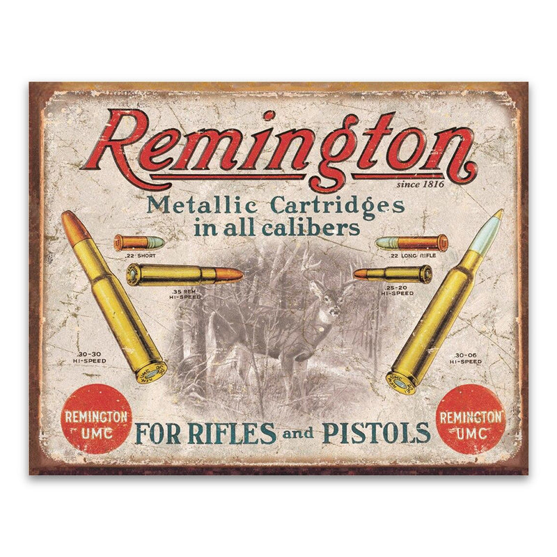 REM - For Rifles & Pistols Sign