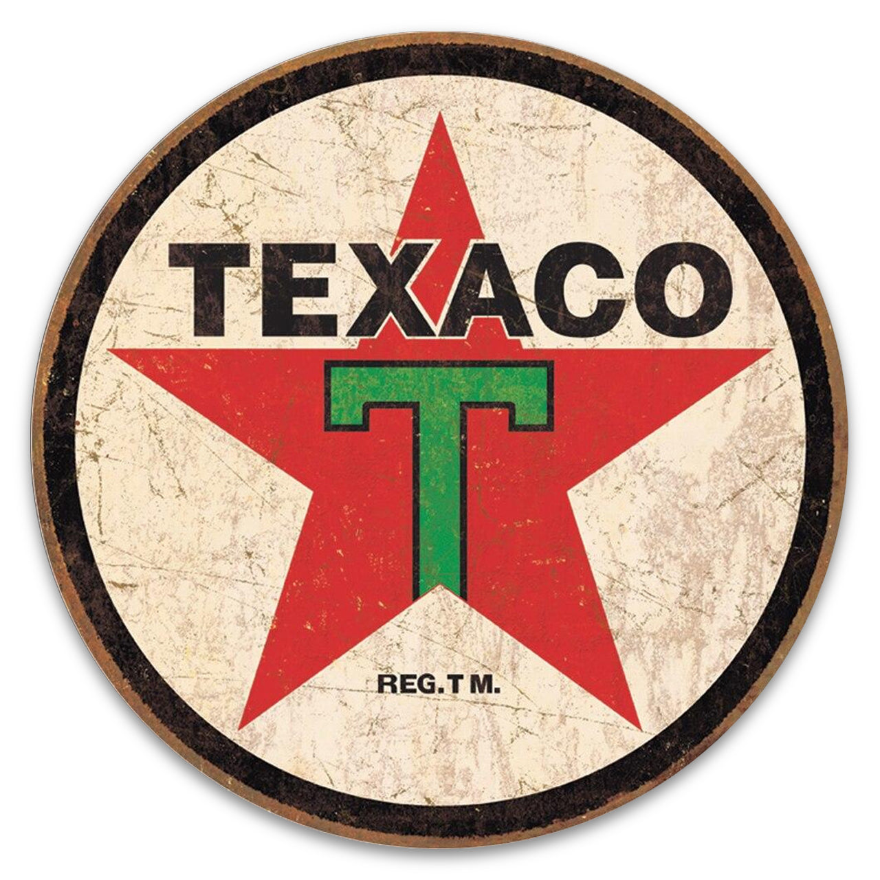 Texaco '36 ROUND Sign