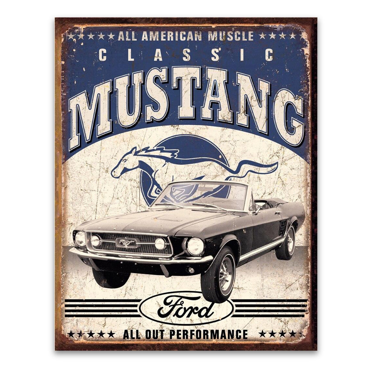 Classic Mustang Sign