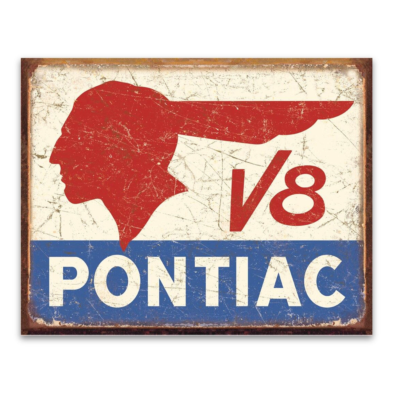 Pontiac V8 Sign