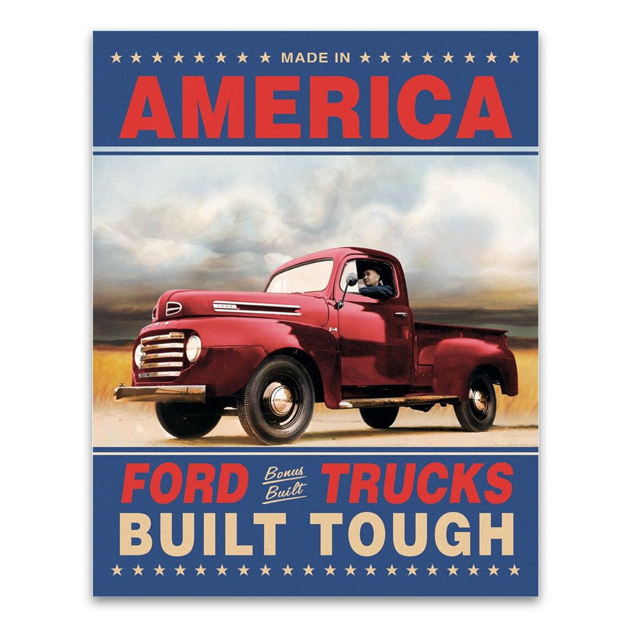 Ford Trucks Built Tough Sign