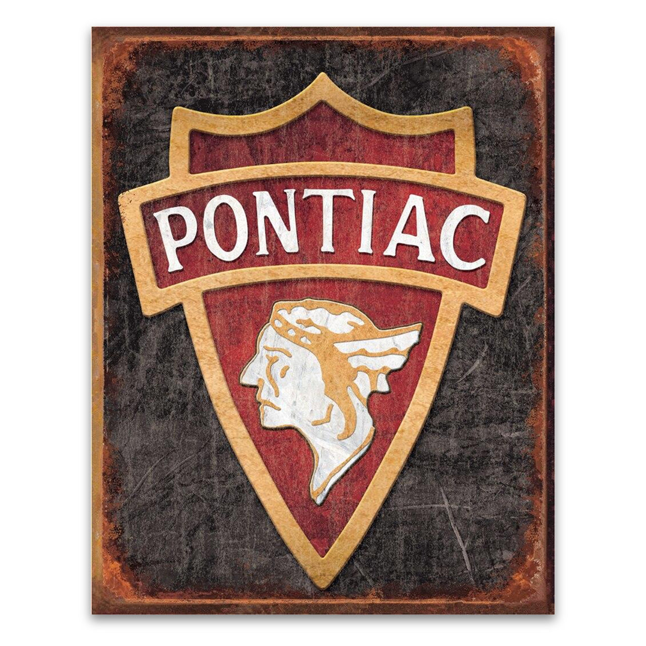 1930 Pontiac Logo Sign