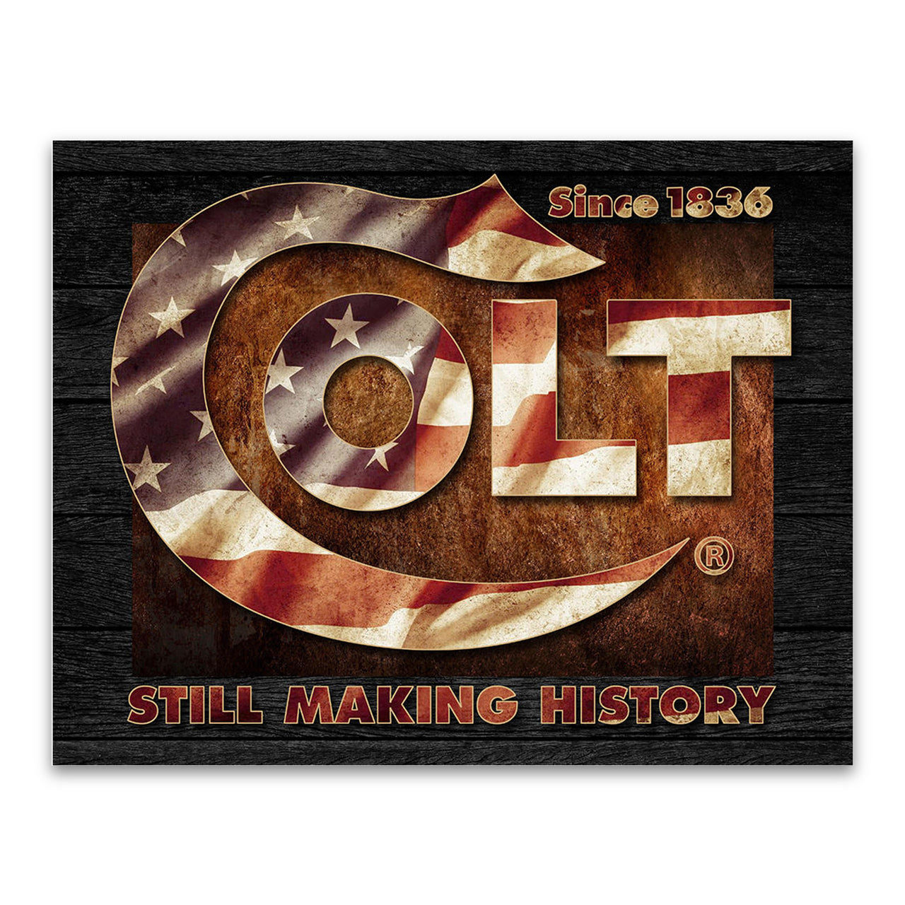 Colt Flag Sign