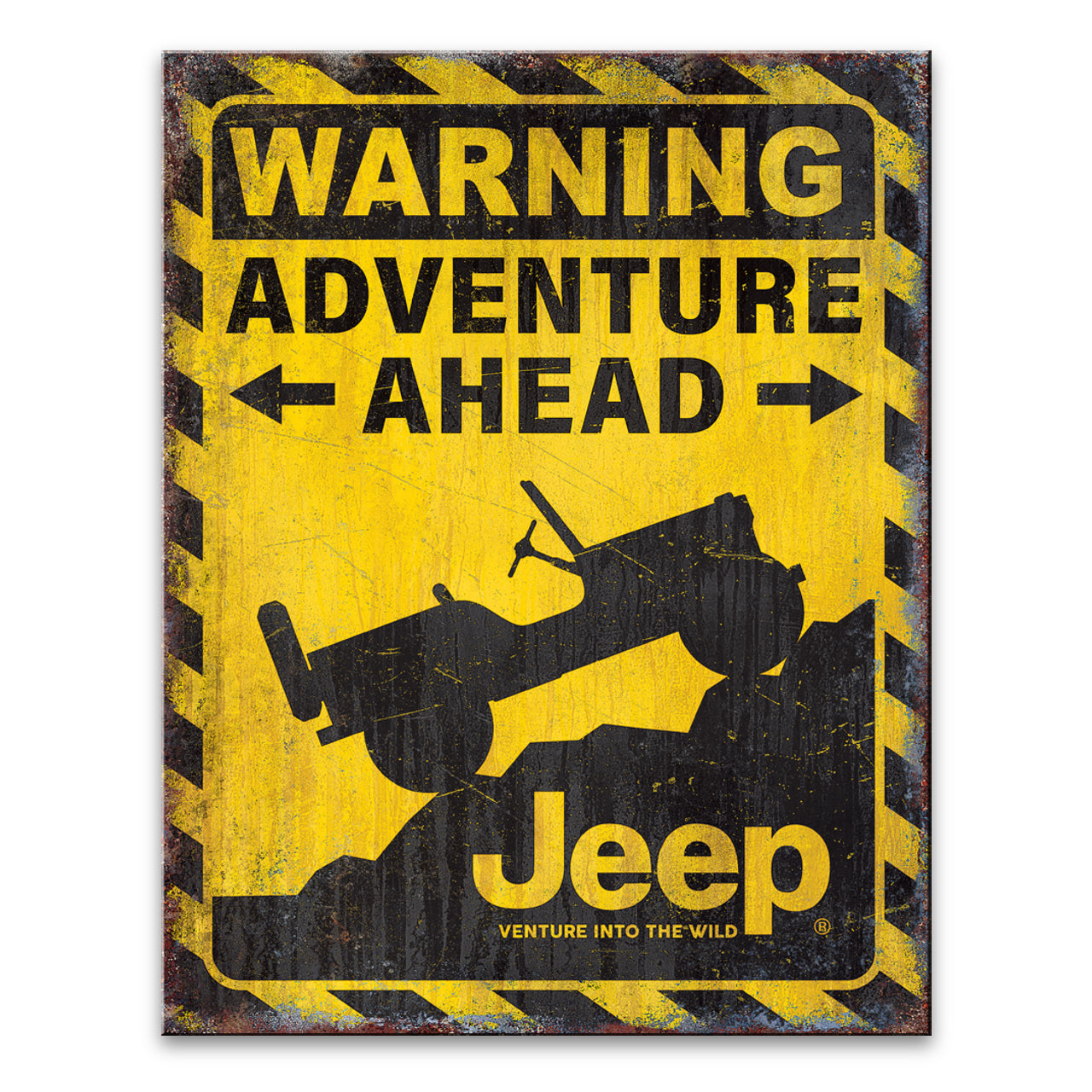 JEEP Adventure Ahead Sign