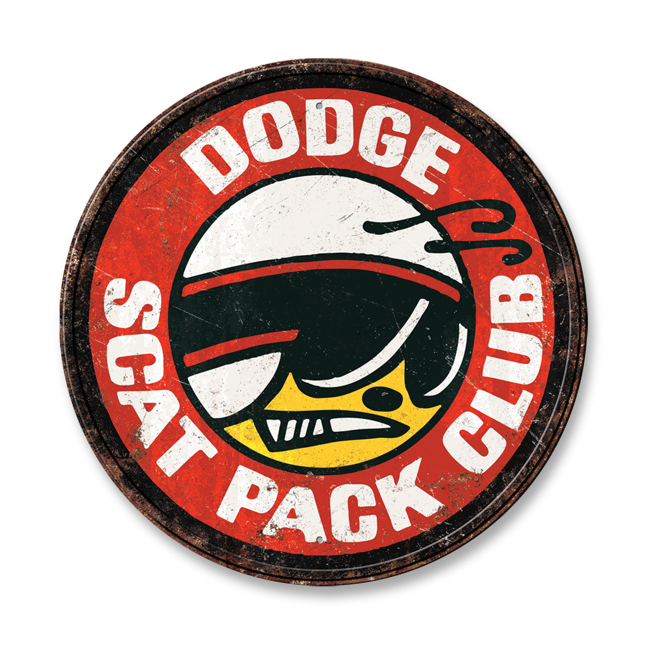 Dodge Scat Pack Round Sign