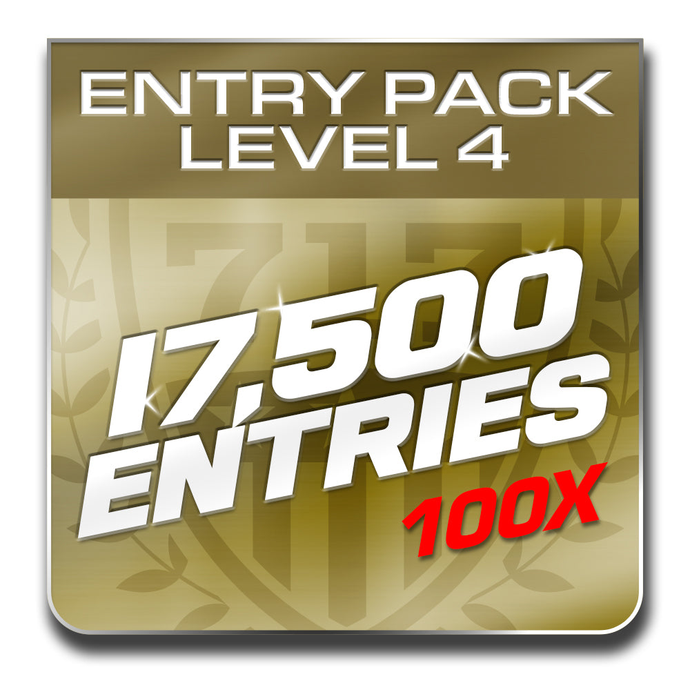 ENTRY PACK LEVEL 4 - 10,500 ENTRIES