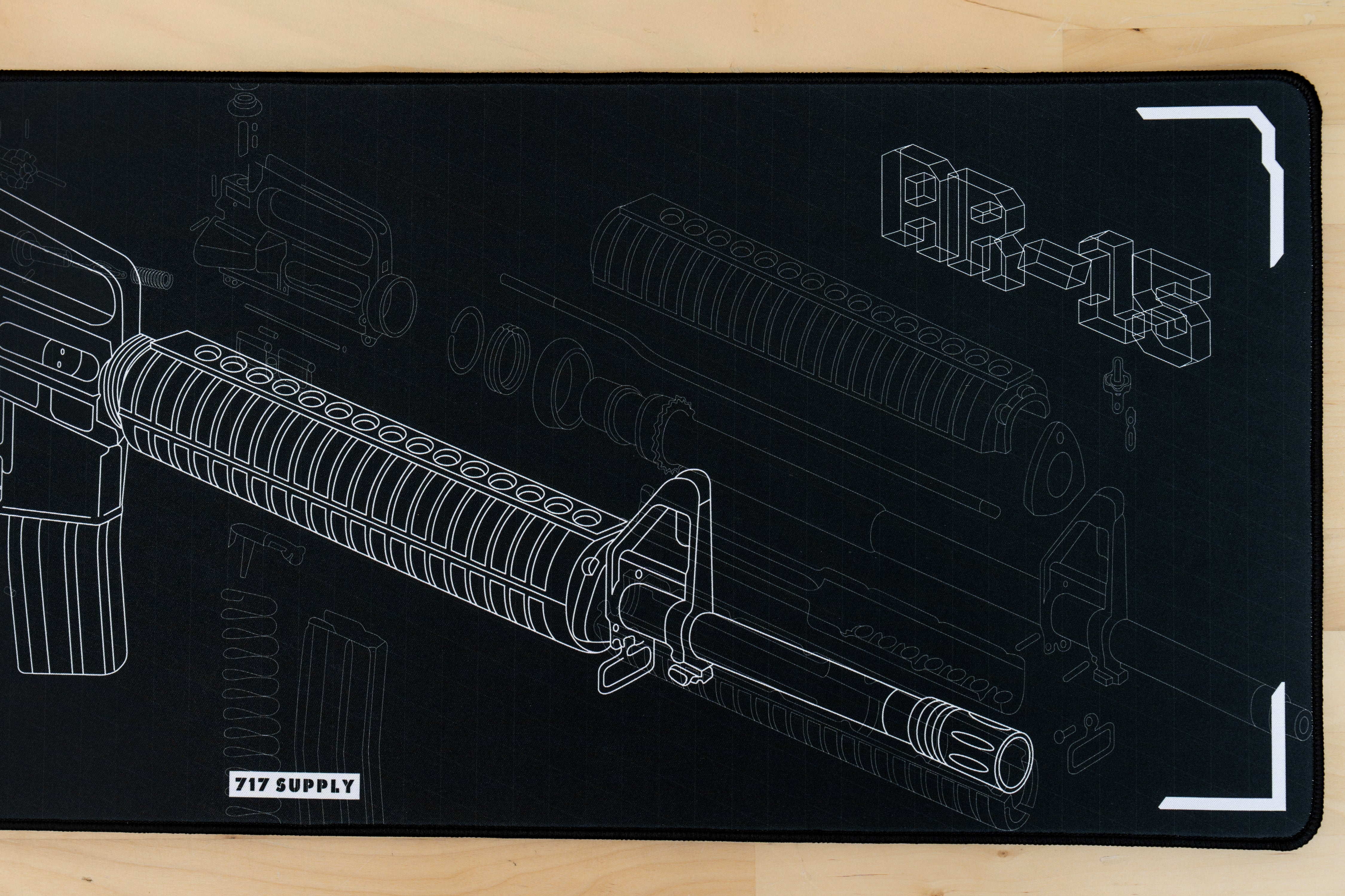 717 Supply AR Desk Pad