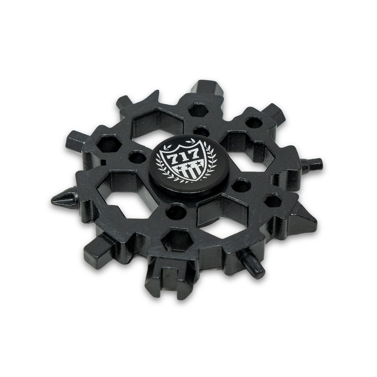 Black Multi Tool Fidget Spinner