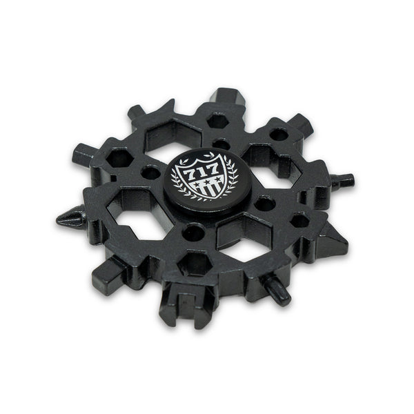 Black Multi Tool Fidget Spinner